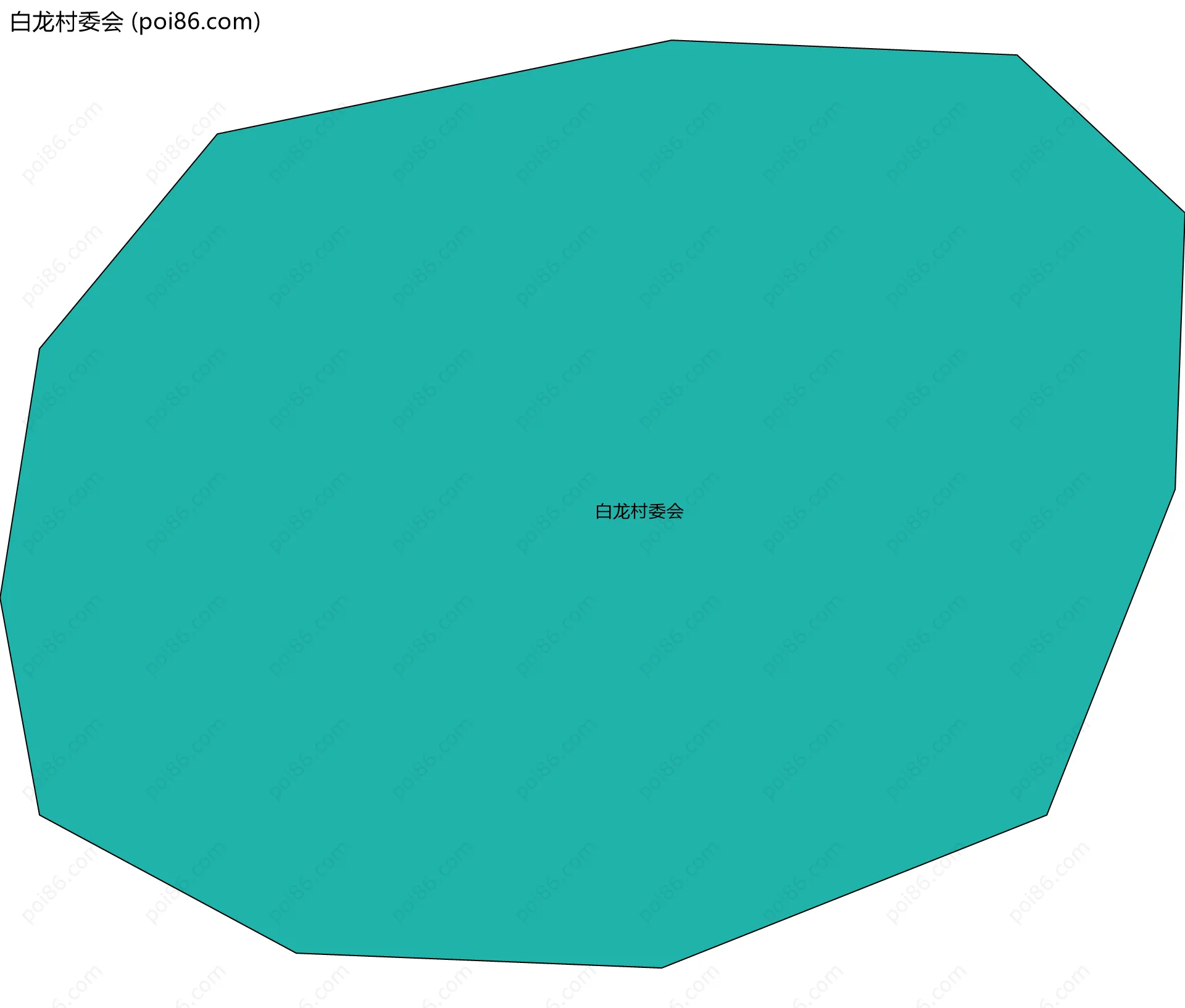 白龙村委会边界地图
