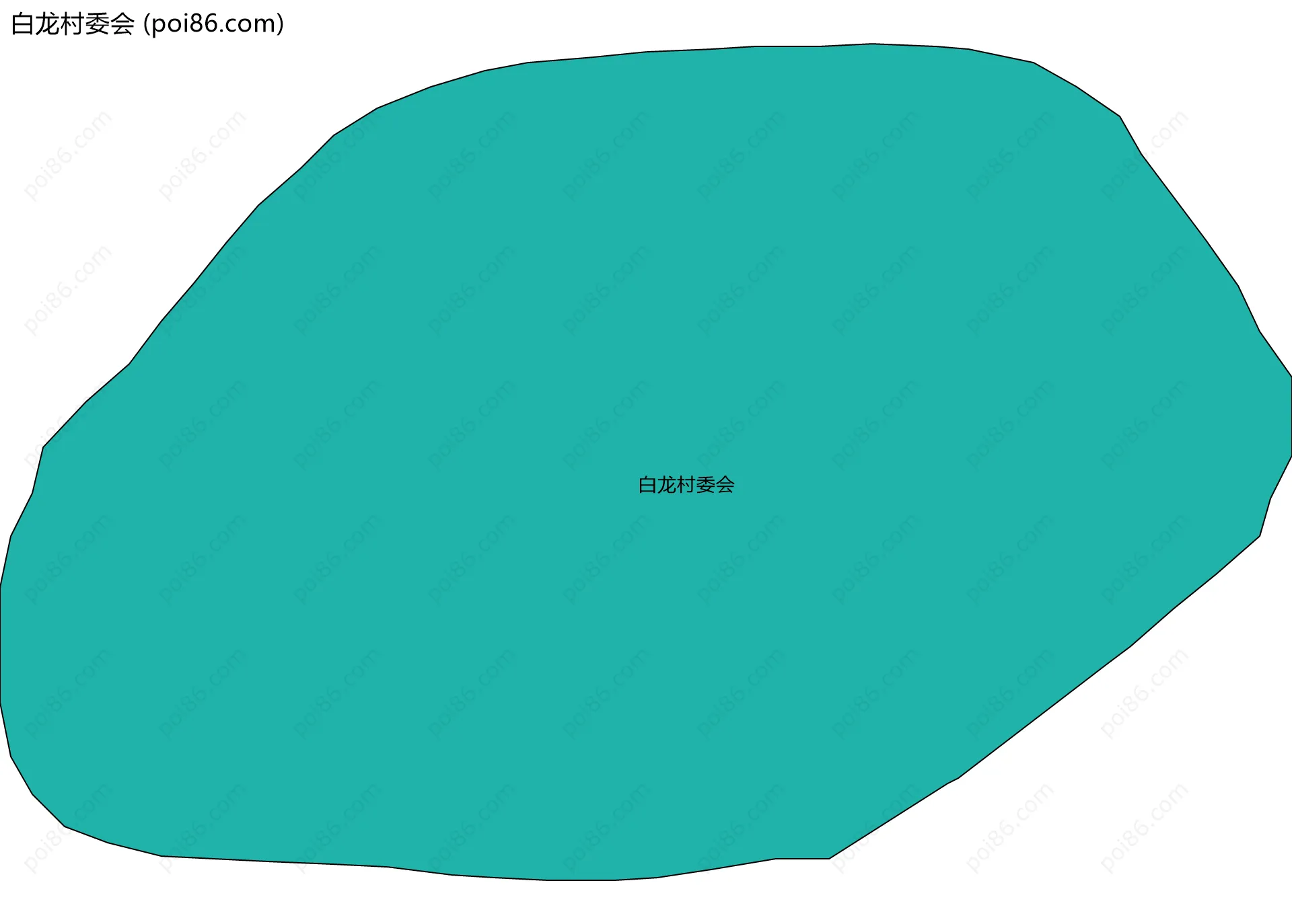 白龙村委会边界地图