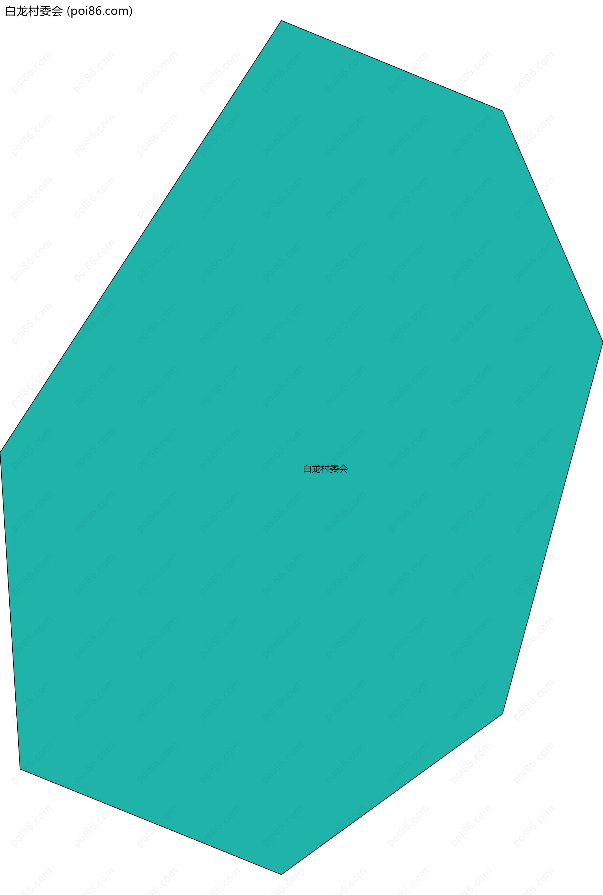 白龙村委会边界地图