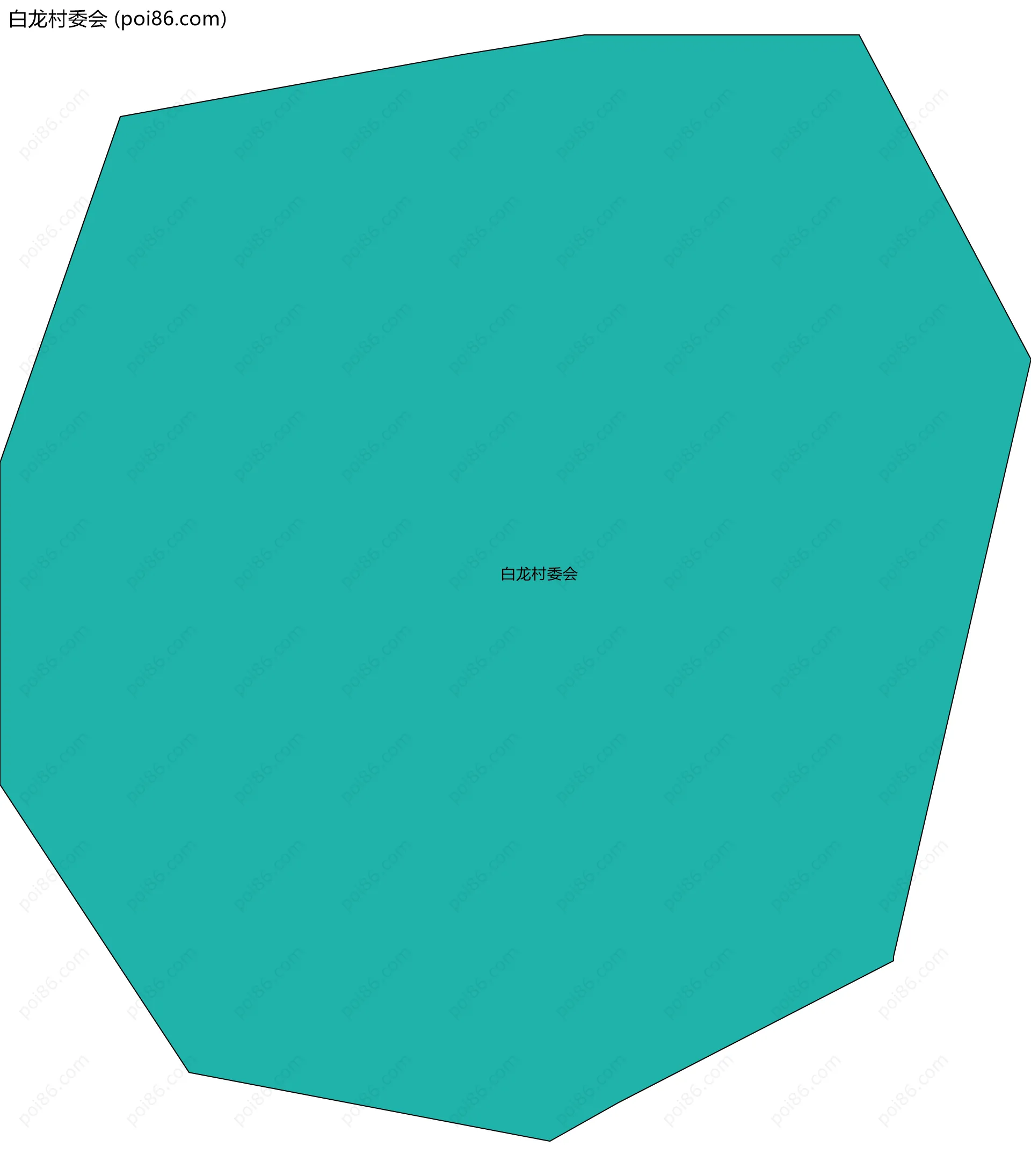 白龙村委会边界地图