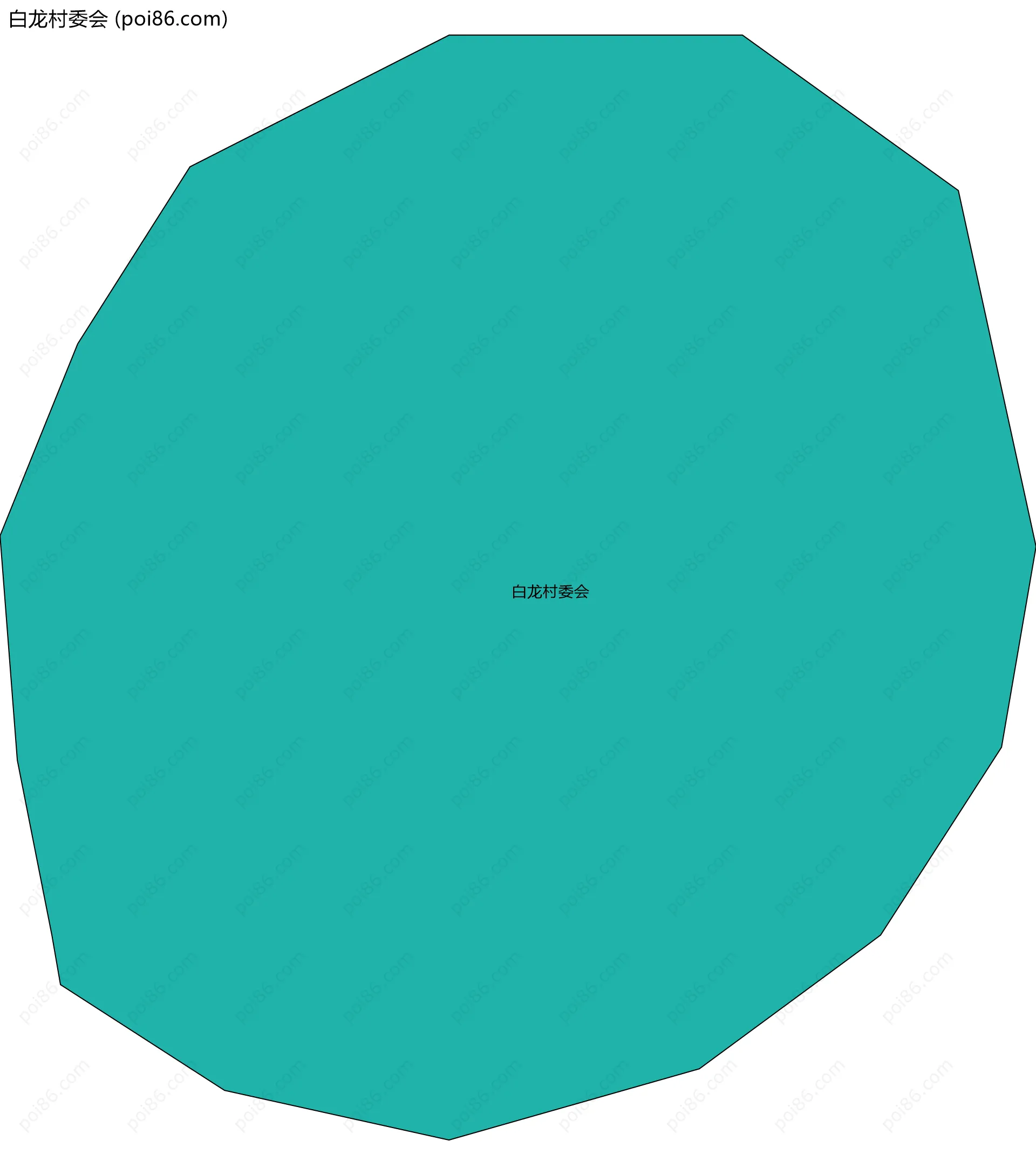 白龙村委会边界地图