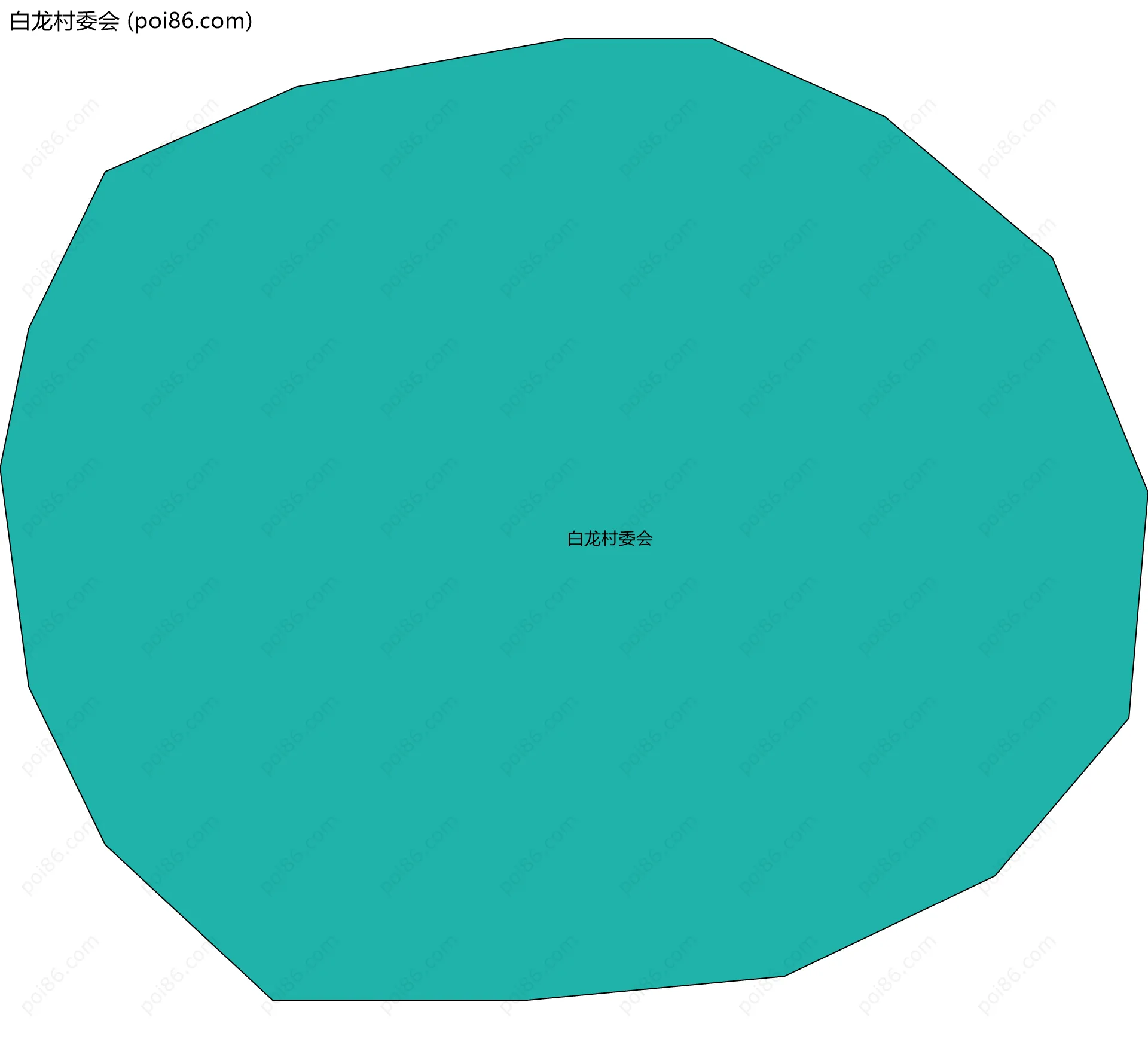 白龙村委会边界地图