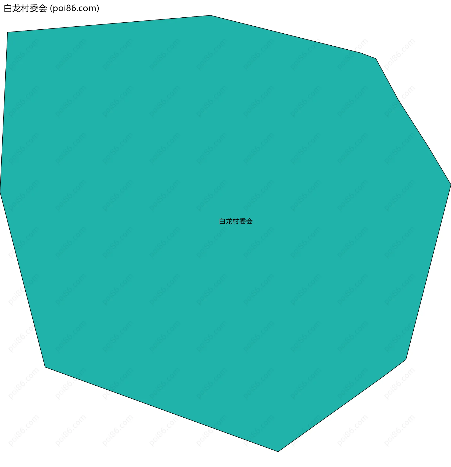白龙村委会边界地图