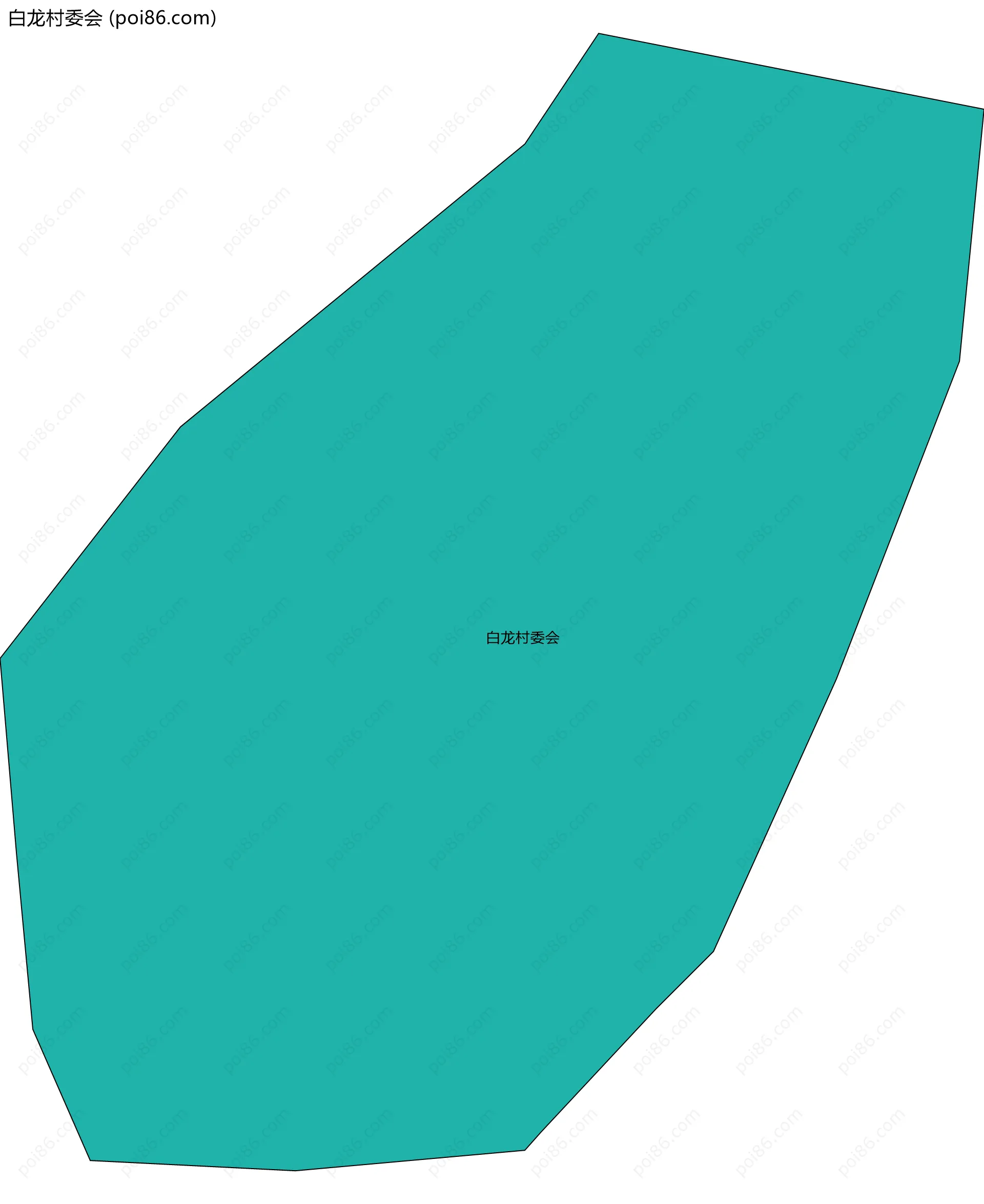 白龙村委会边界地图