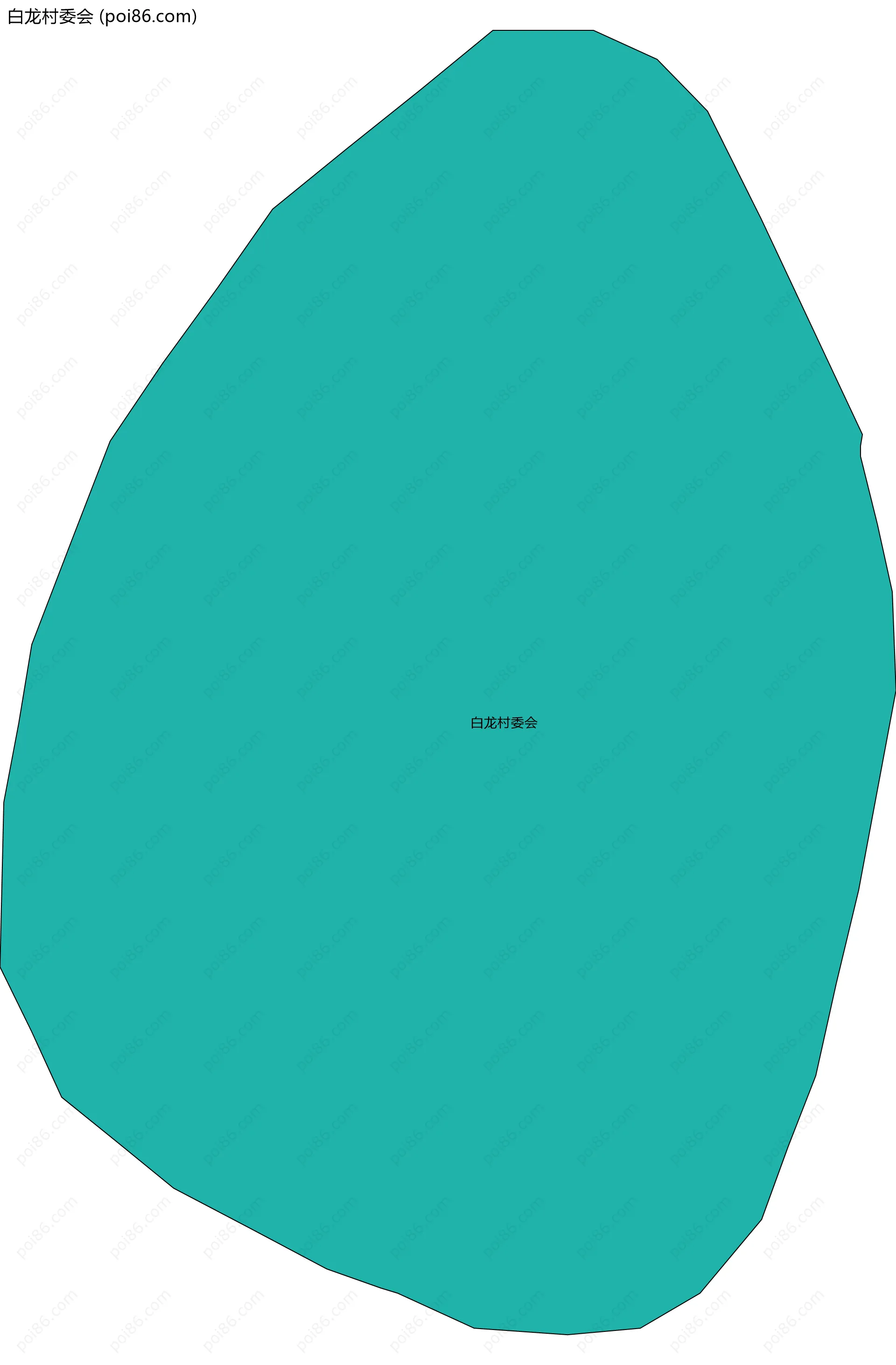 白龙村委会边界地图