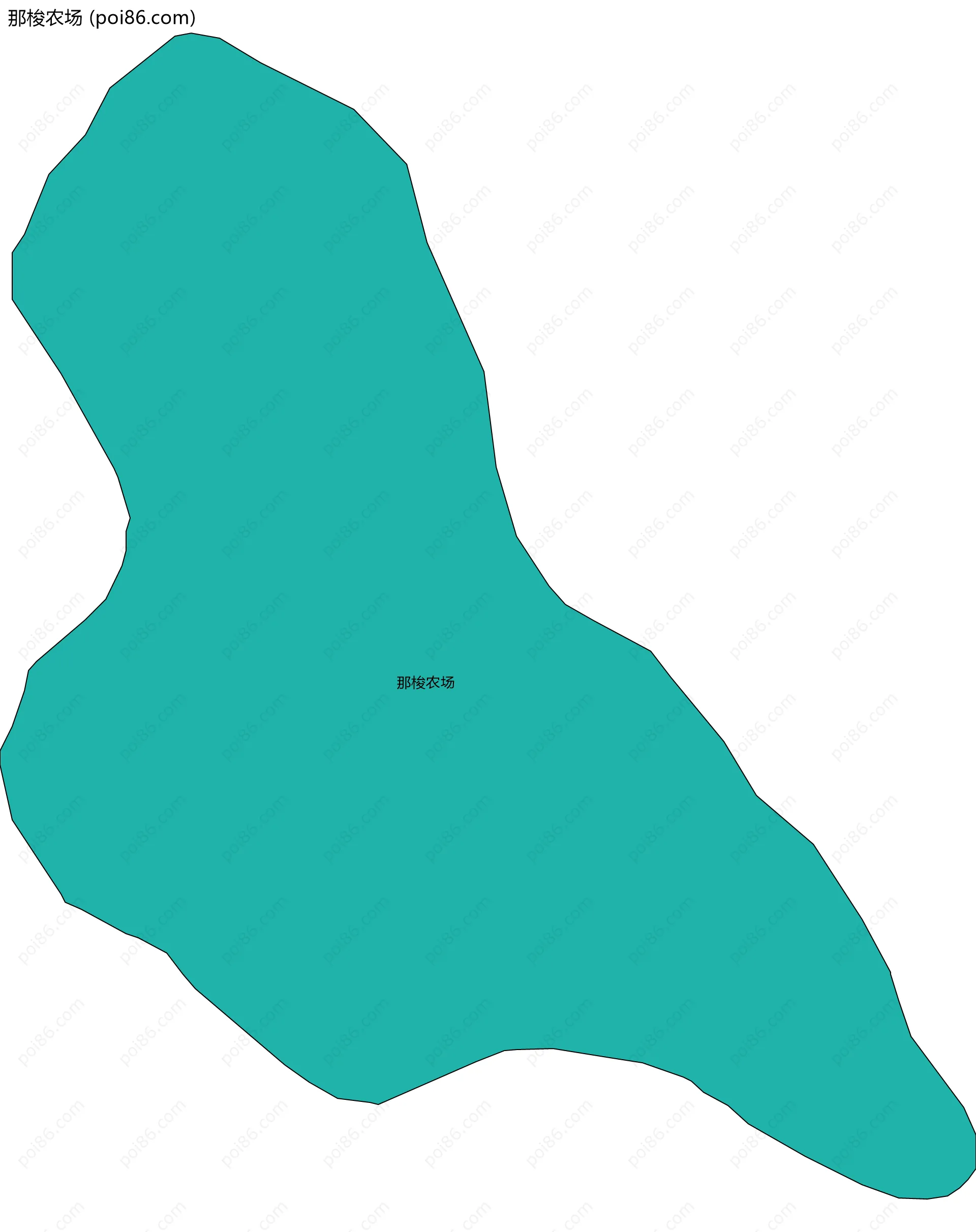 那梭农场边界地图