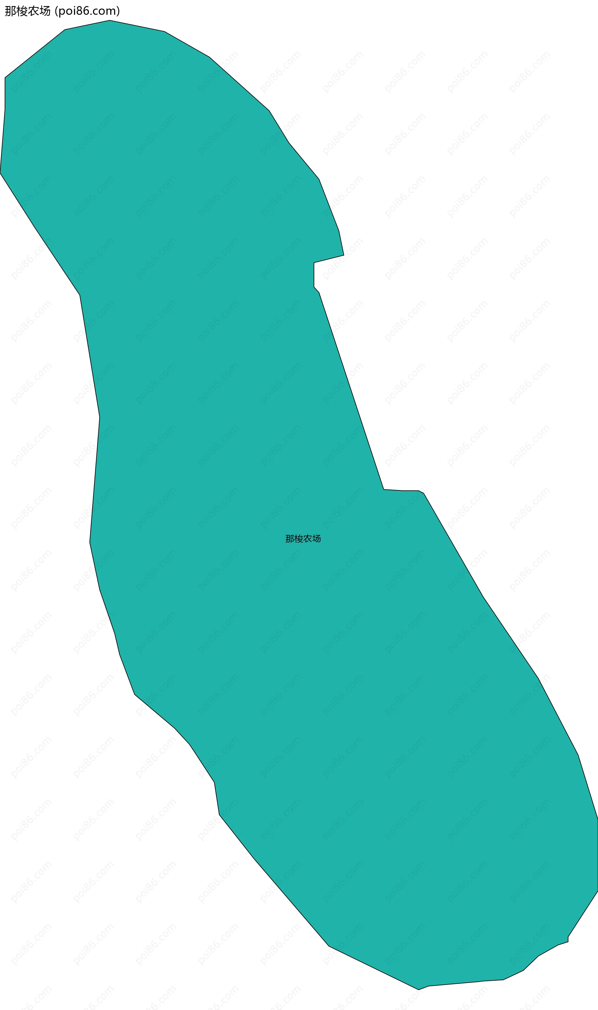 那梭农场边界地图