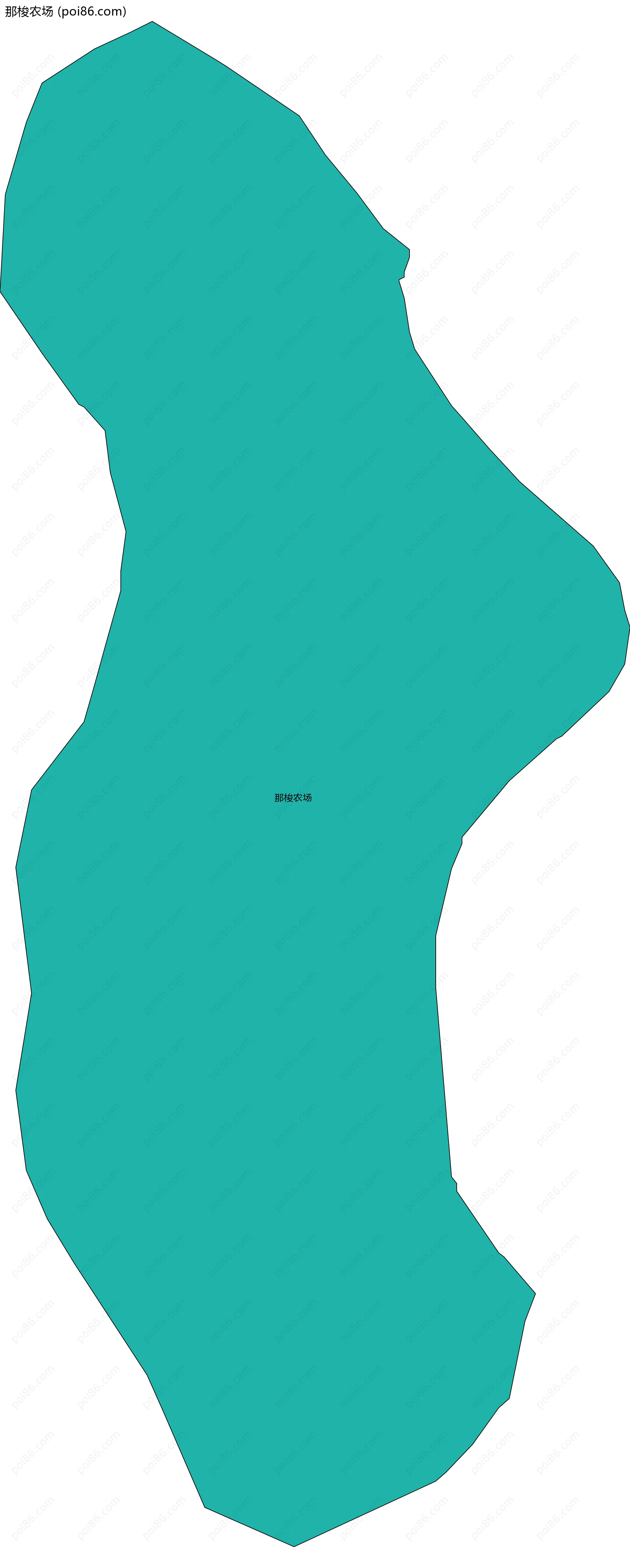 那梭农场边界地图