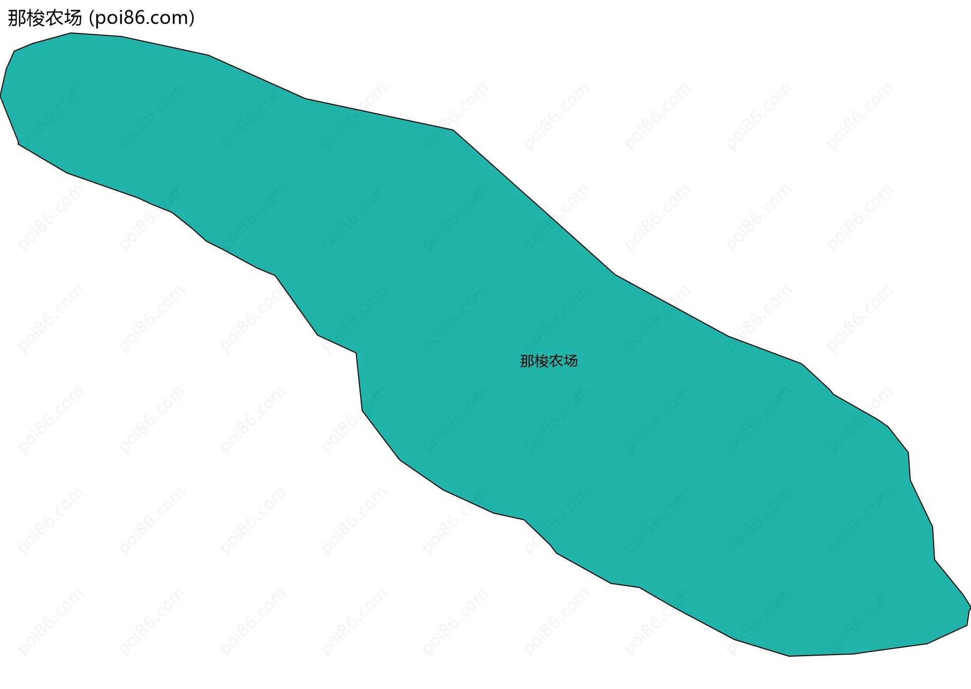 那梭农场边界地图