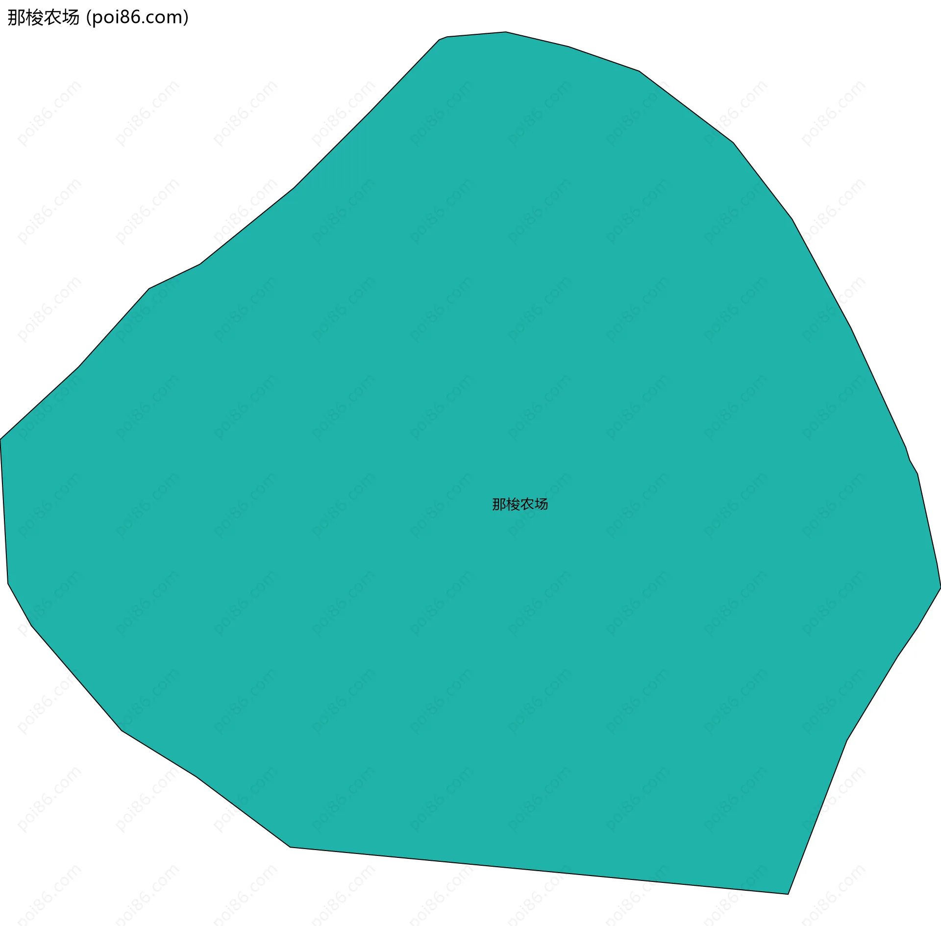 那梭农场边界地图