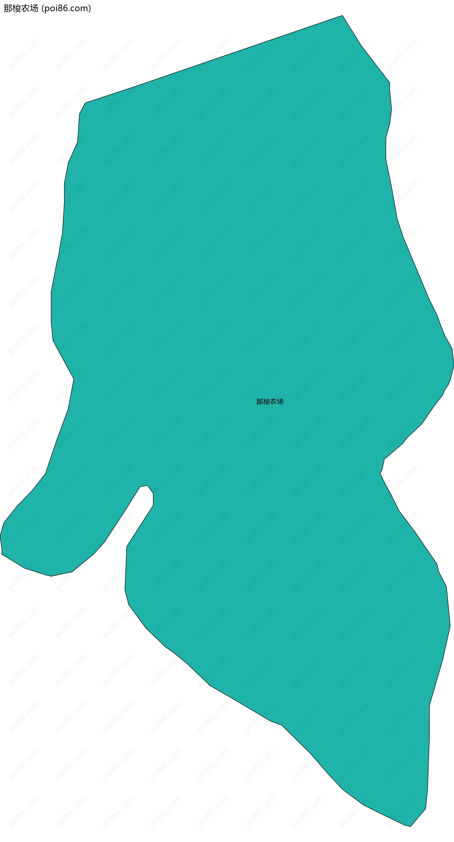 那梭农场边界地图