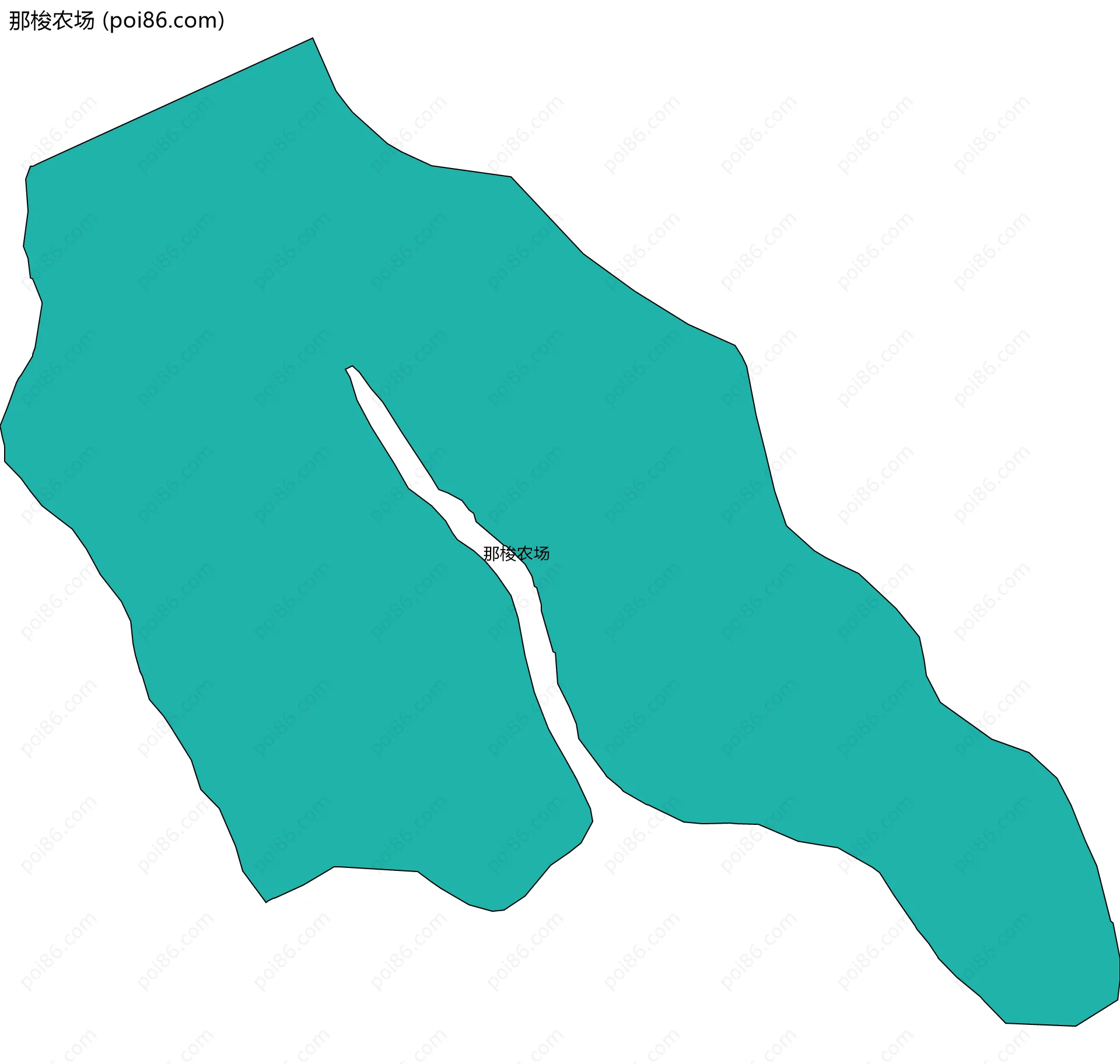 那梭农场边界地图