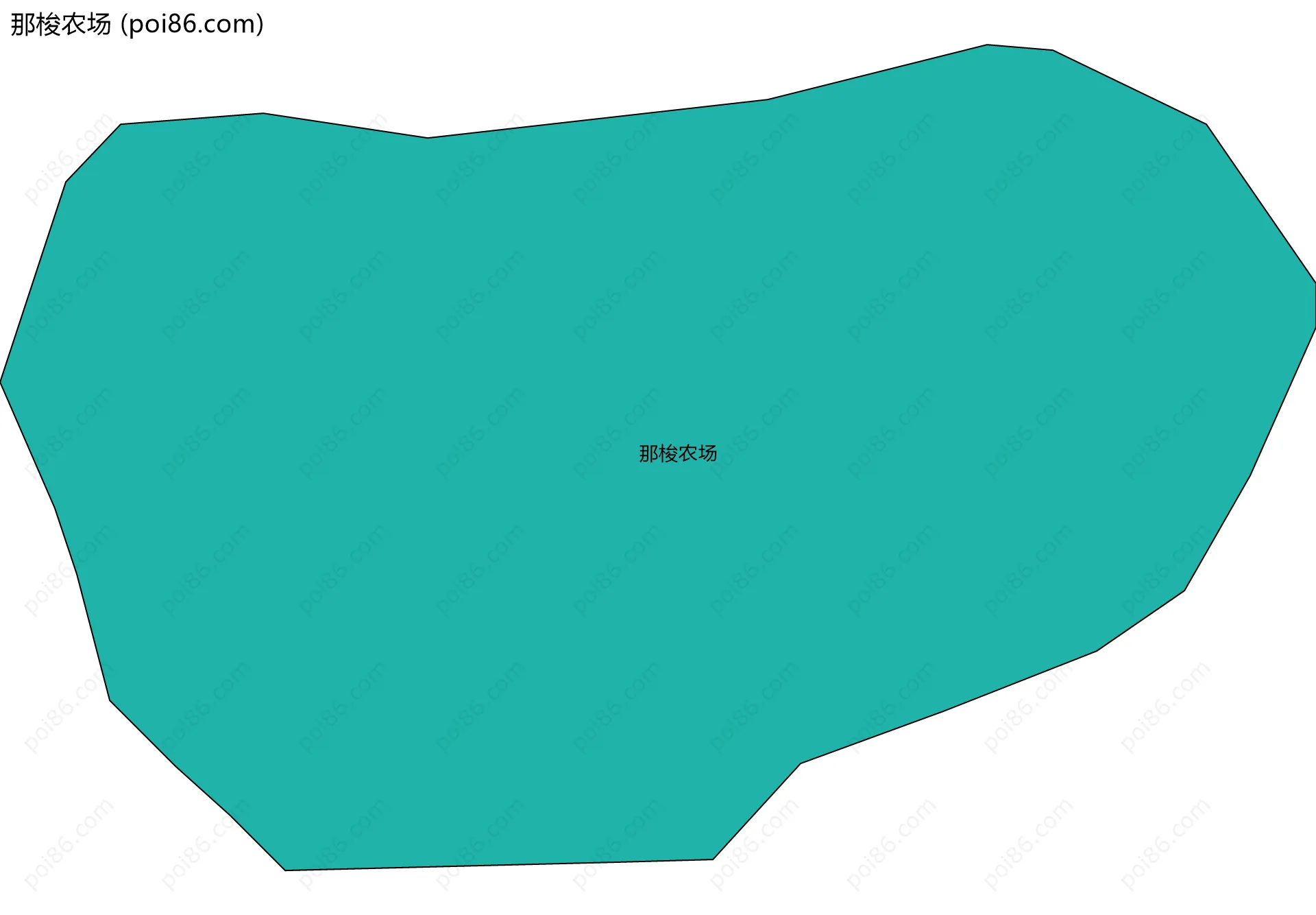 那梭农场边界地图
