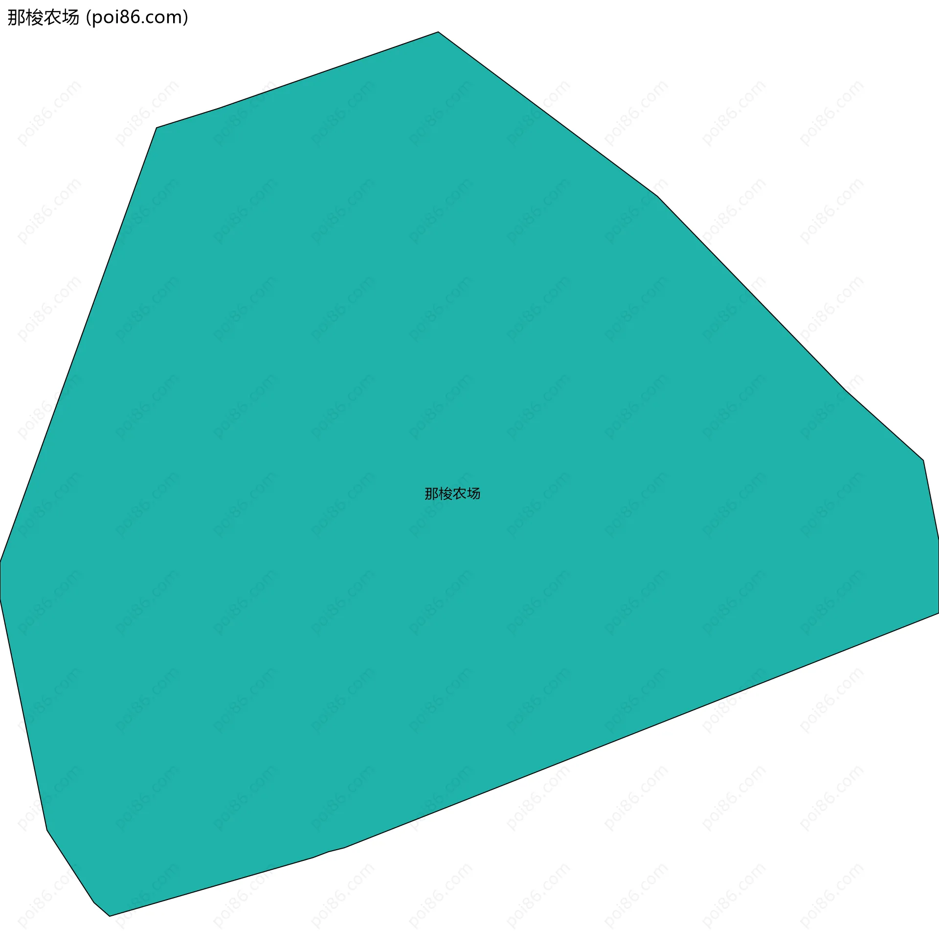 那梭农场边界地图