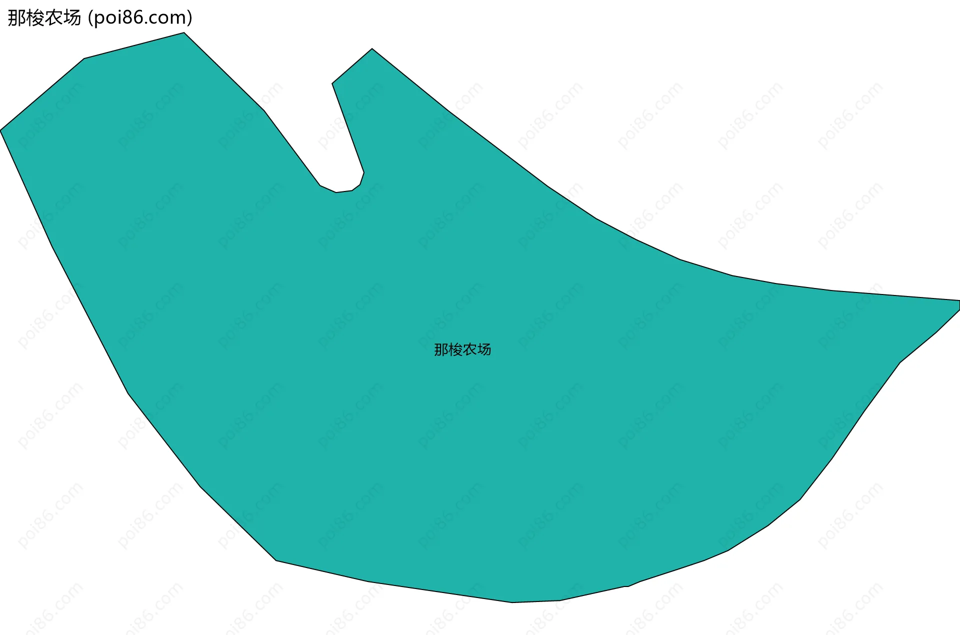 那梭农场边界地图
