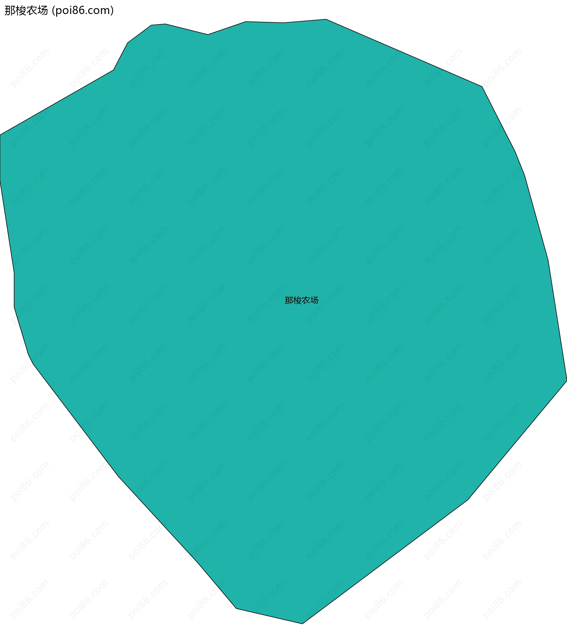 那梭农场边界地图