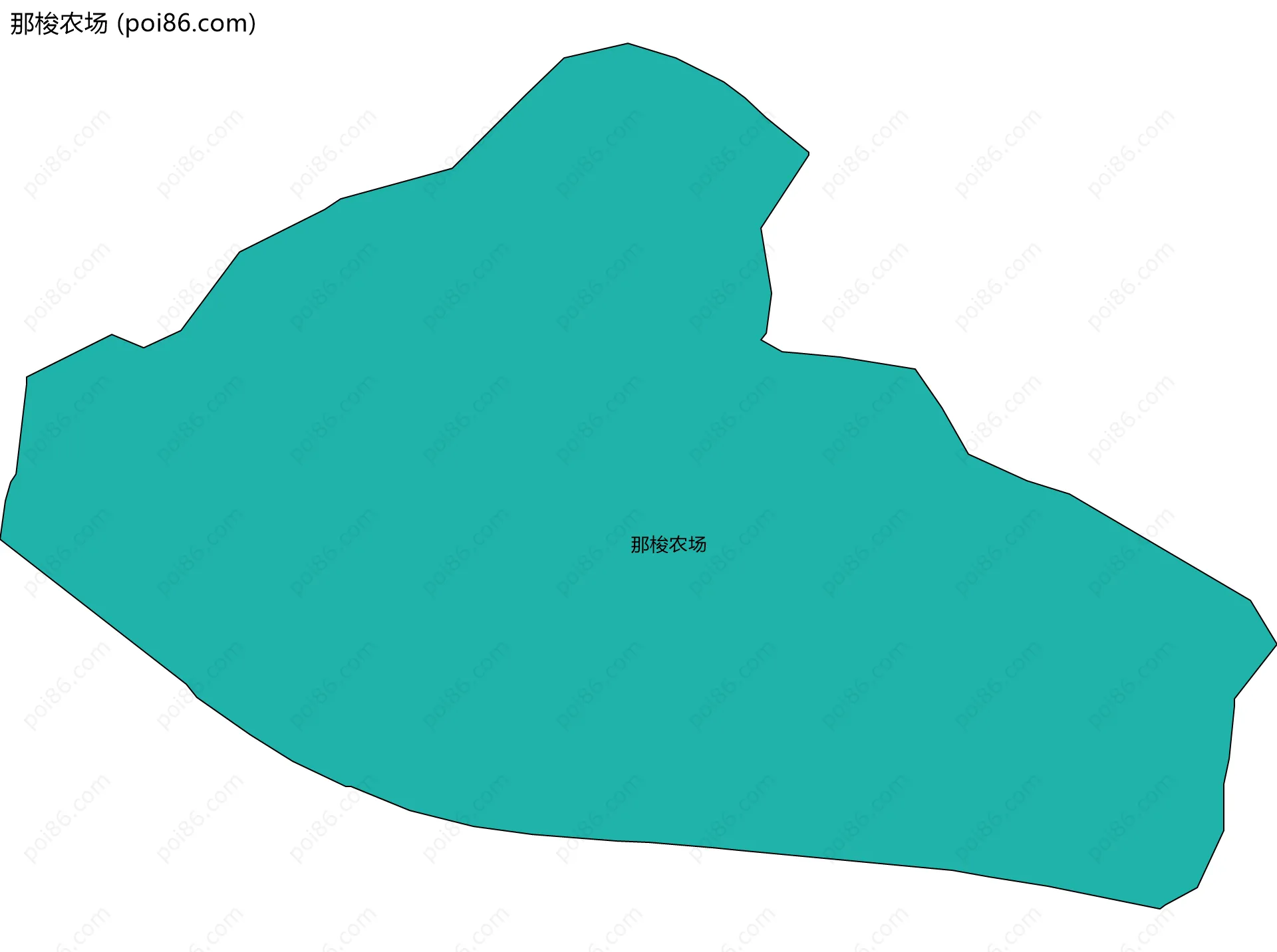 那梭农场边界地图