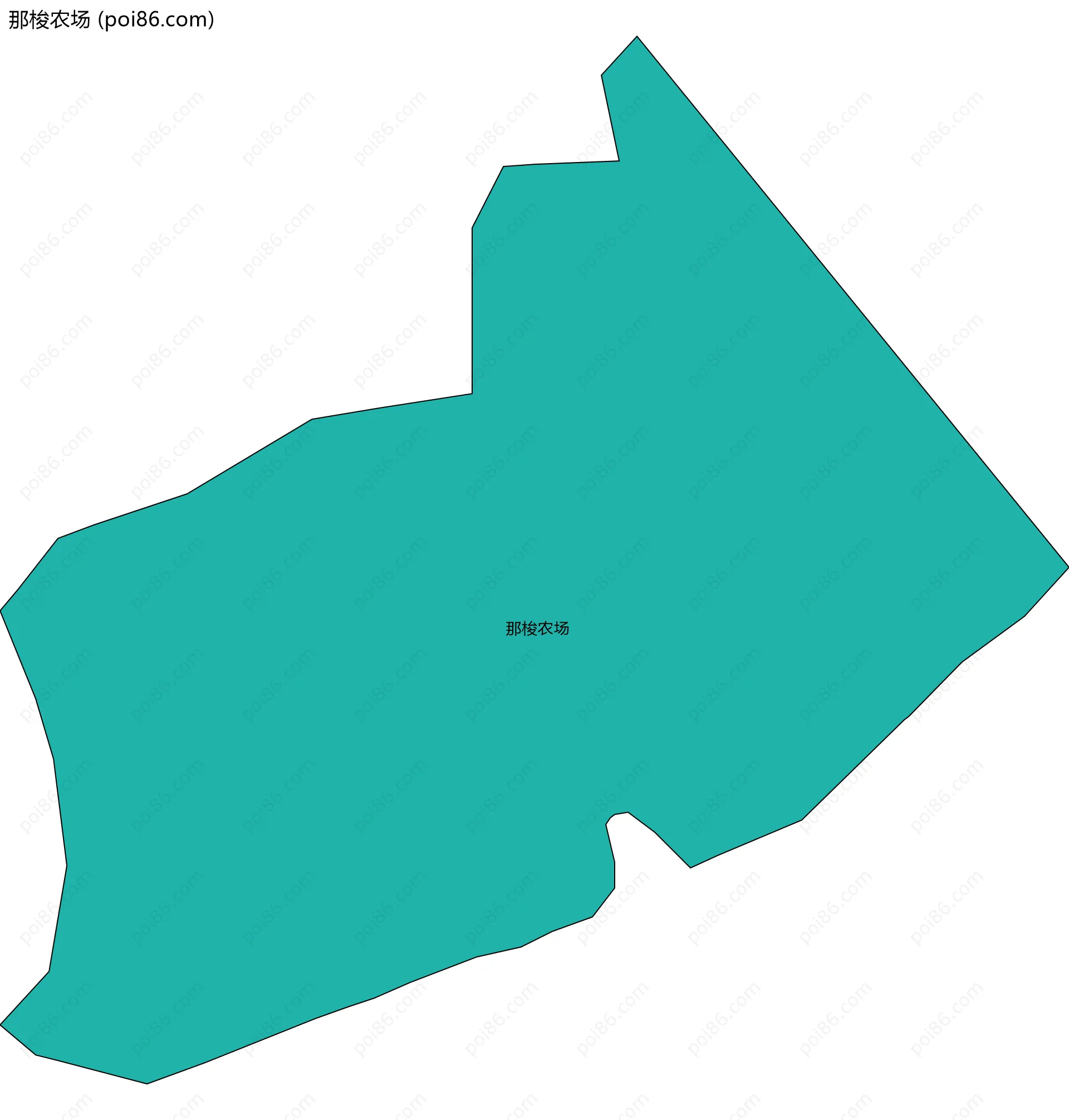 那梭农场边界地图