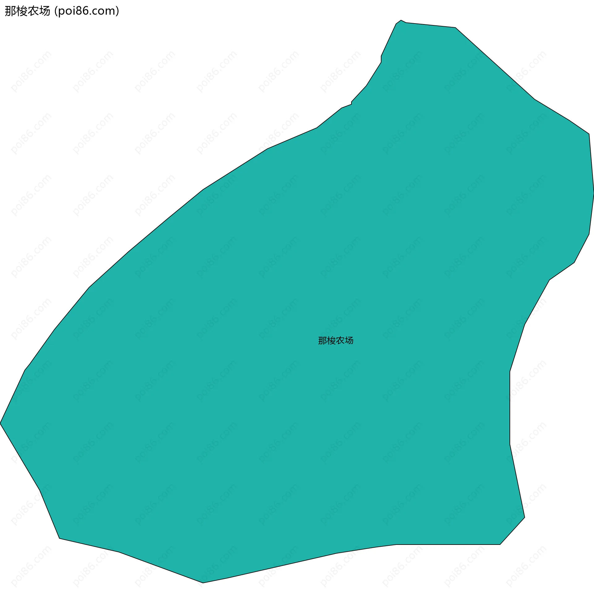 那梭农场边界地图