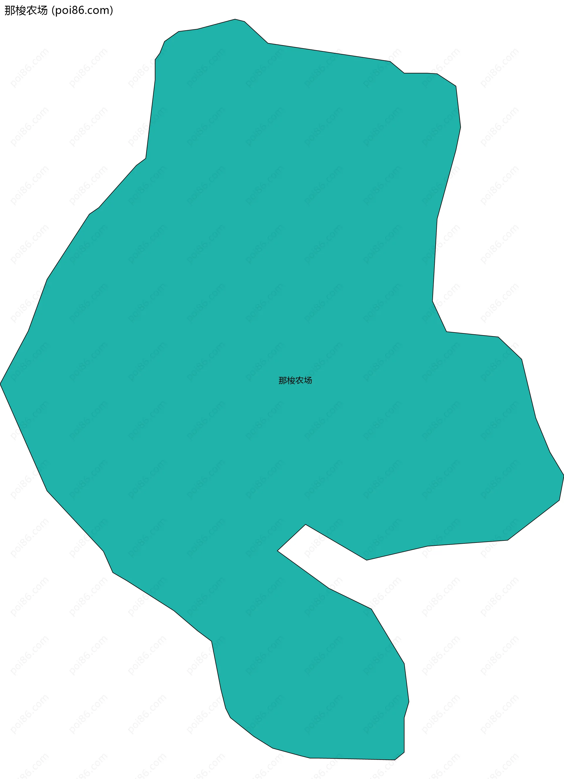 那梭农场边界地图