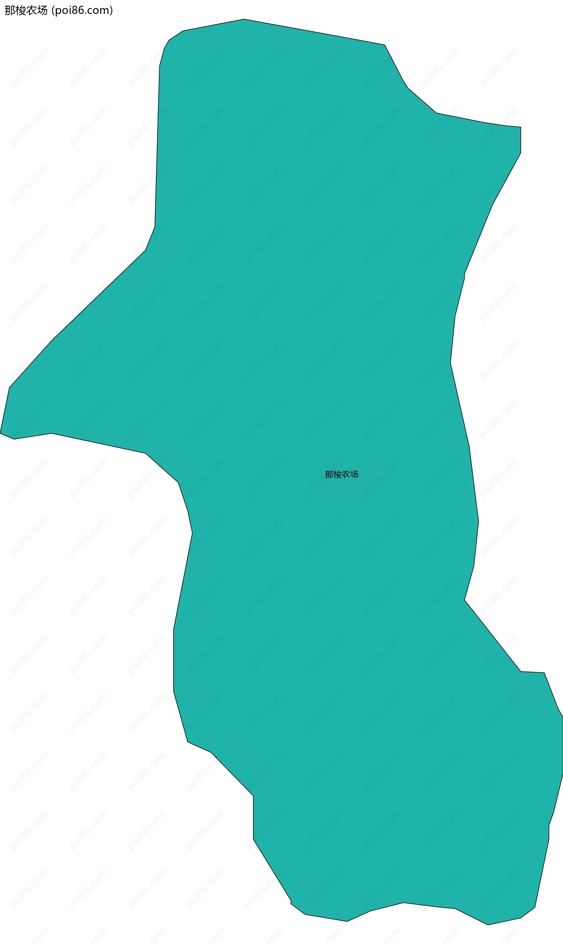 那梭农场边界地图