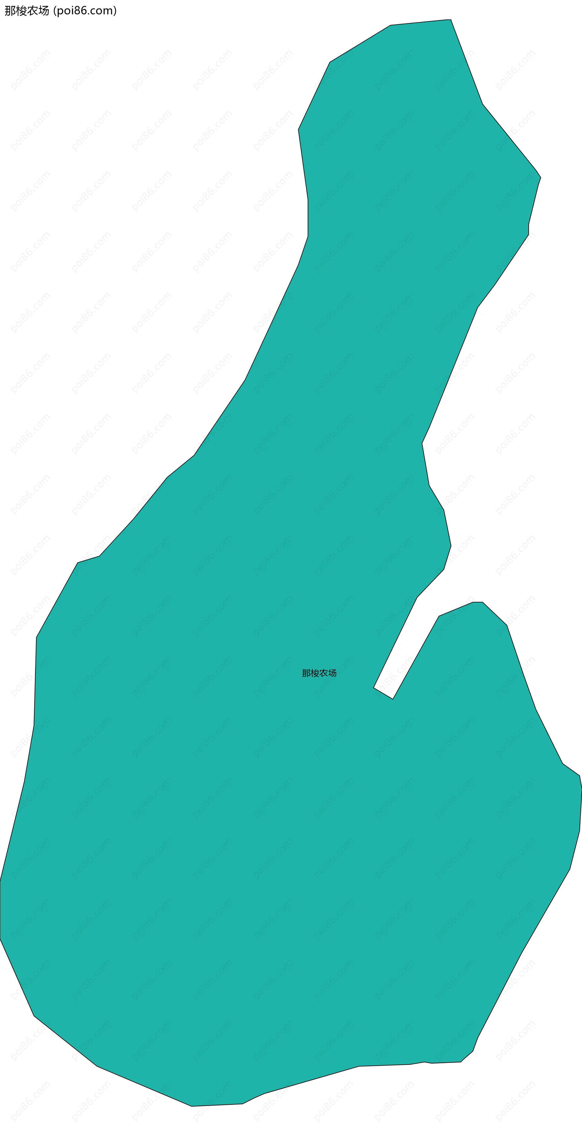 那梭农场边界地图