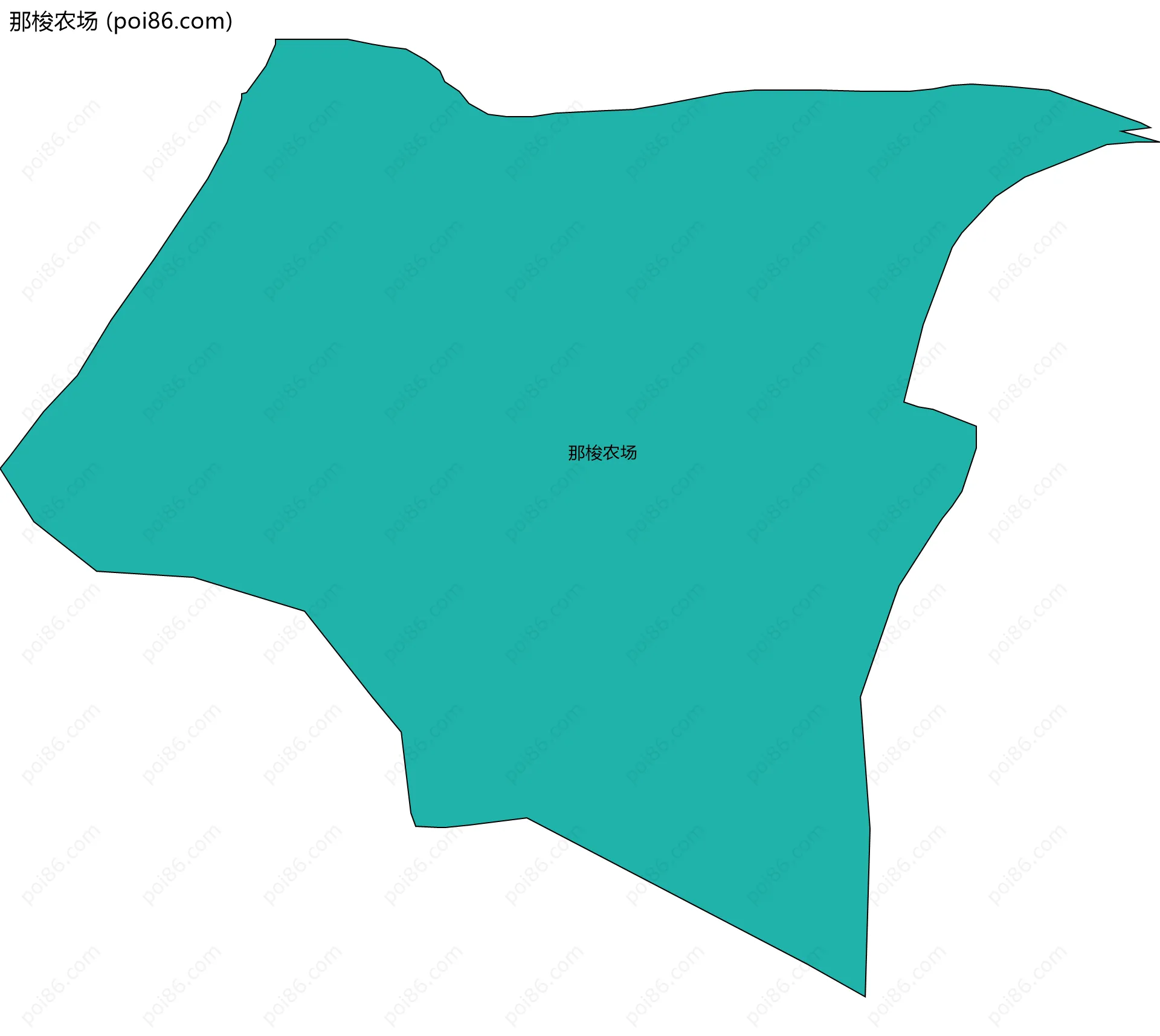 那梭农场边界地图
