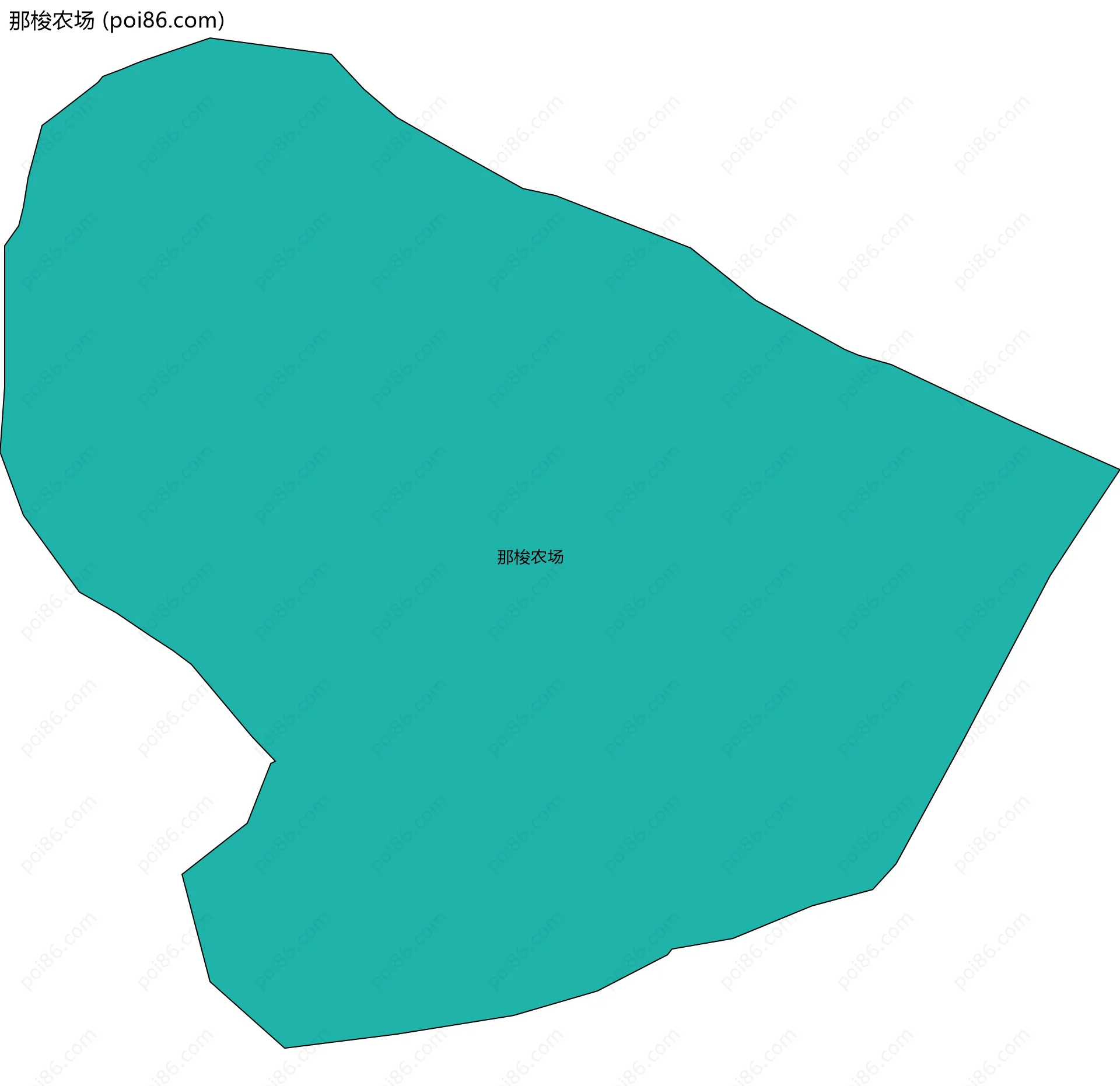 那梭农场边界地图