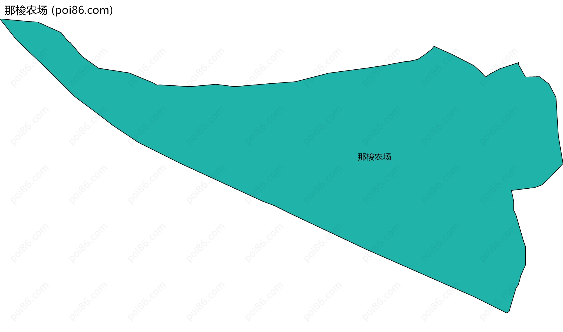 那梭农场边界地图