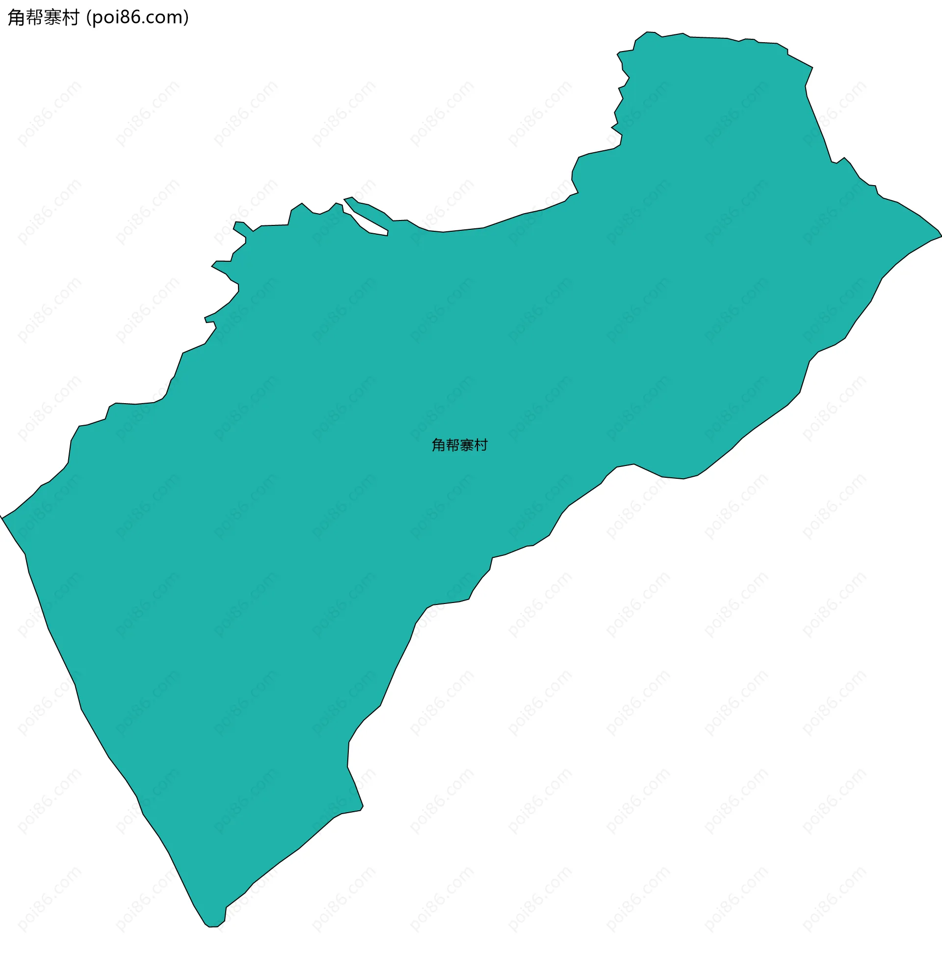 角帮寨村边界地图