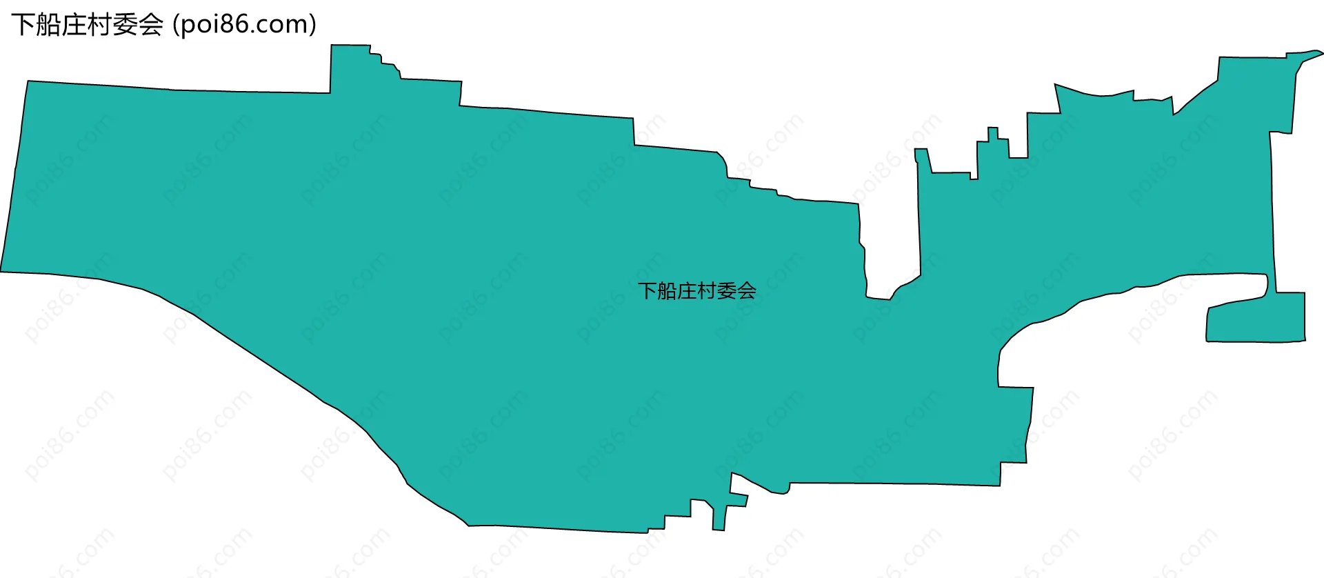 下船庄村委会边界地图