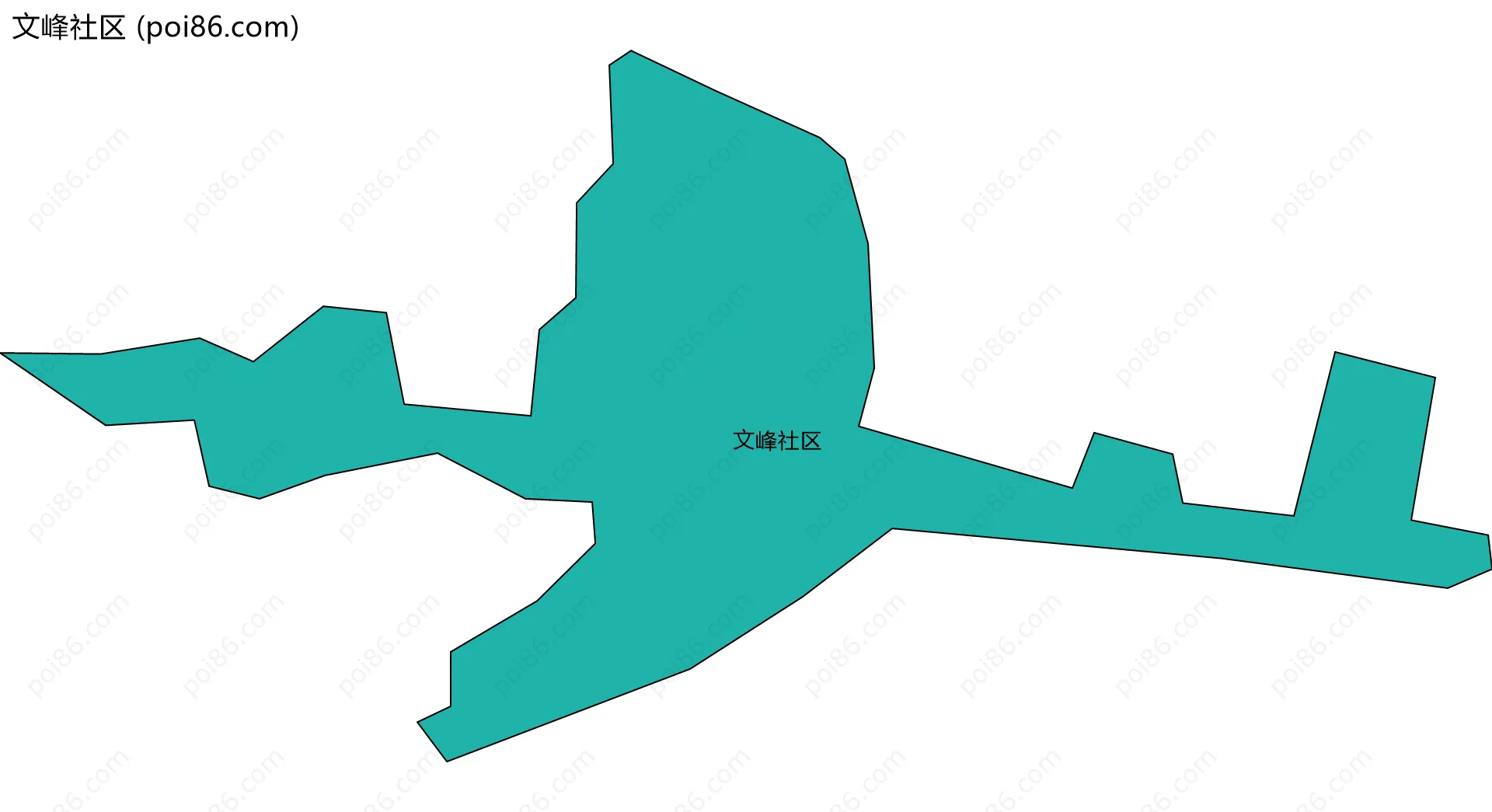 文峰社区边界地图