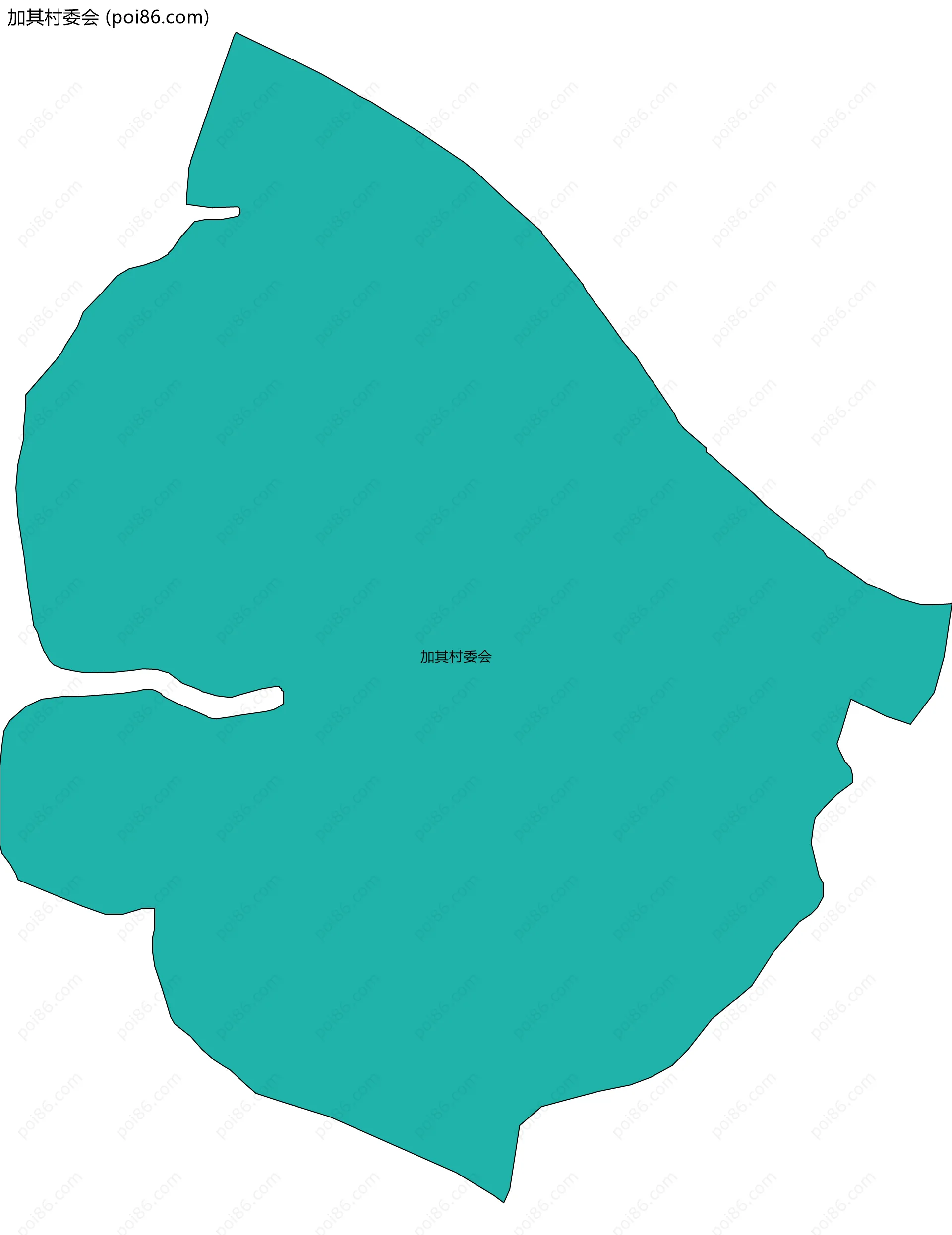加其村委会边界地图