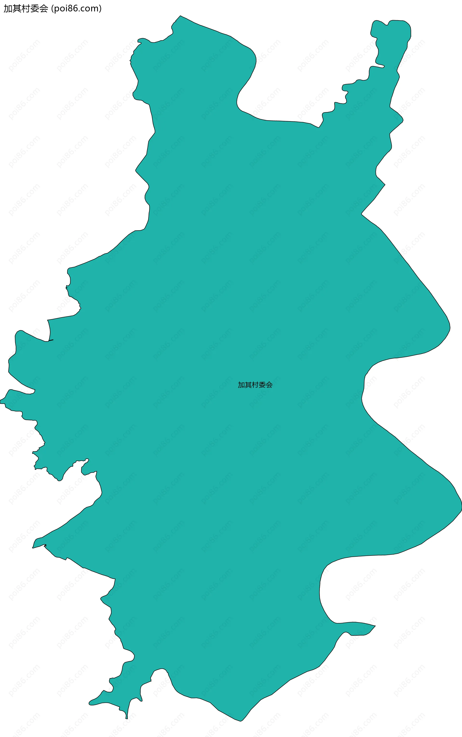 加其村委会边界地图
