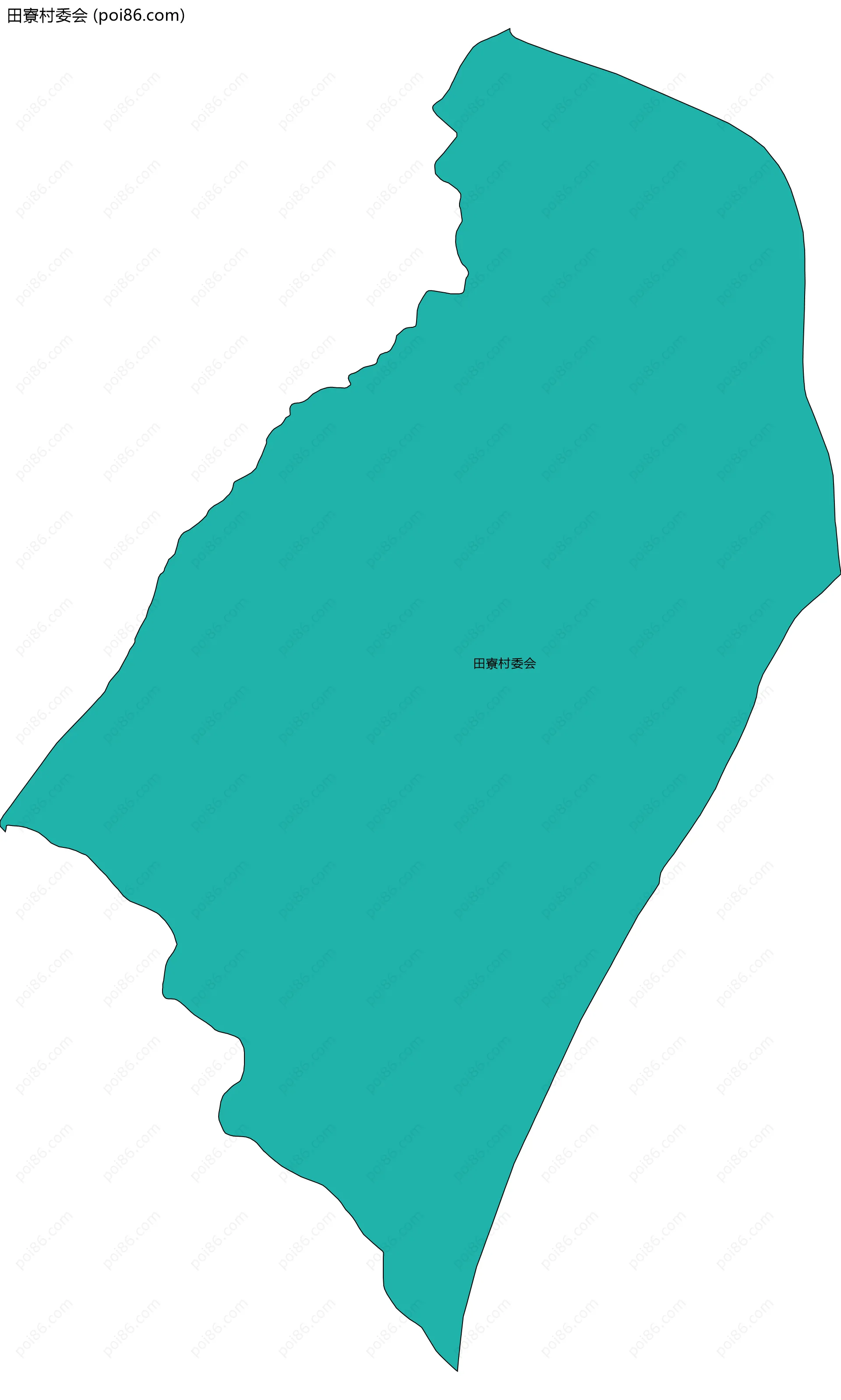 田寮村委会边界地图