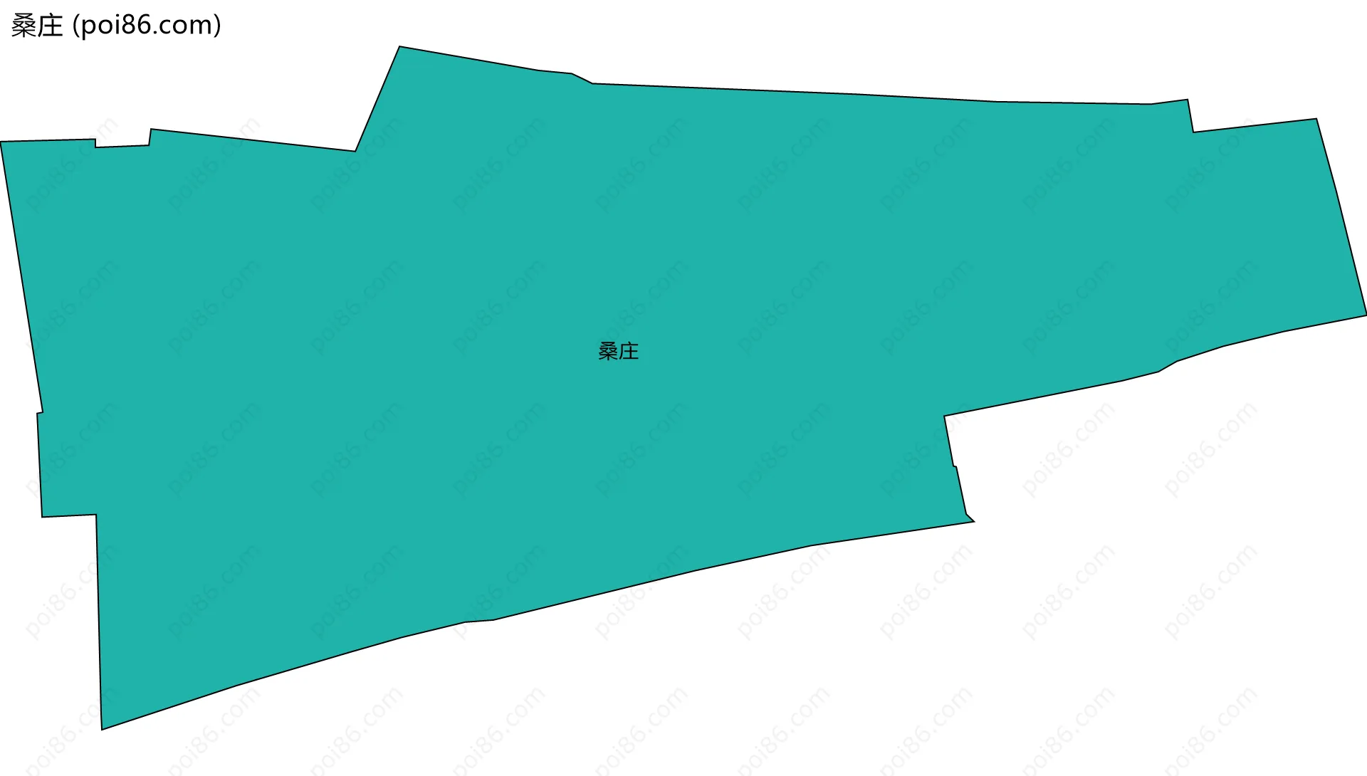 桑庄边界地图