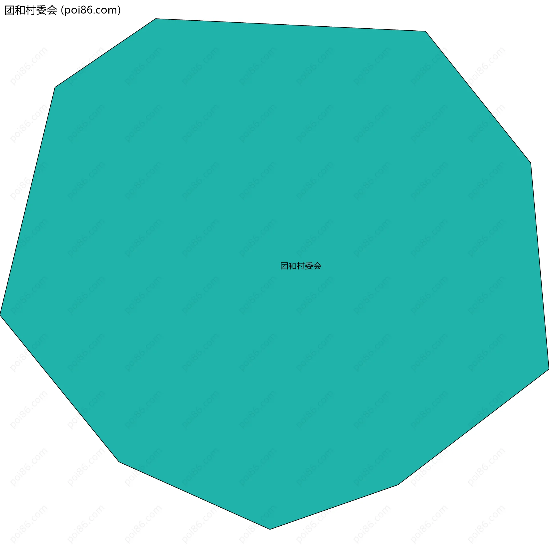 团和村委会边界地图