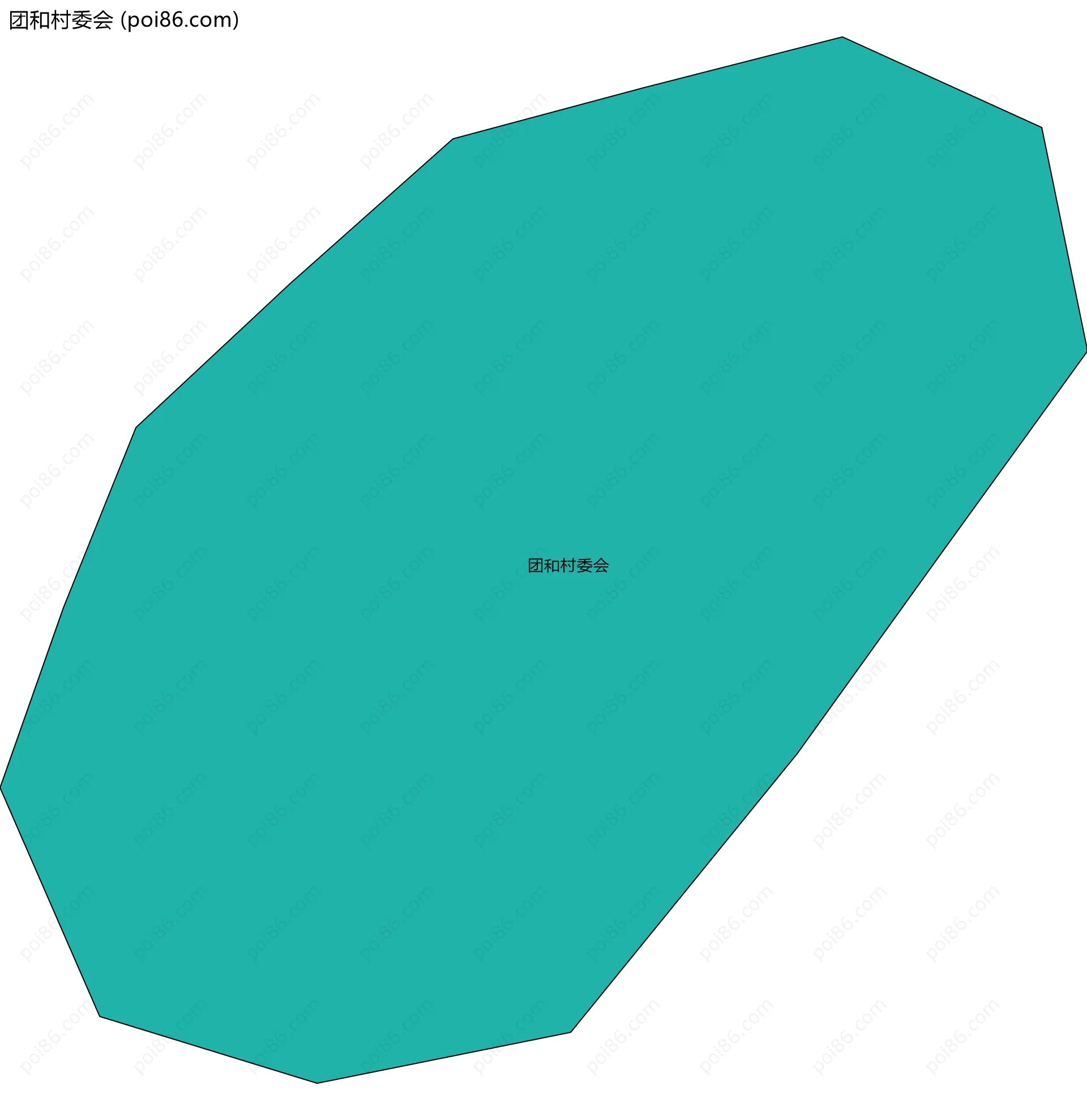 团和村委会边界地图