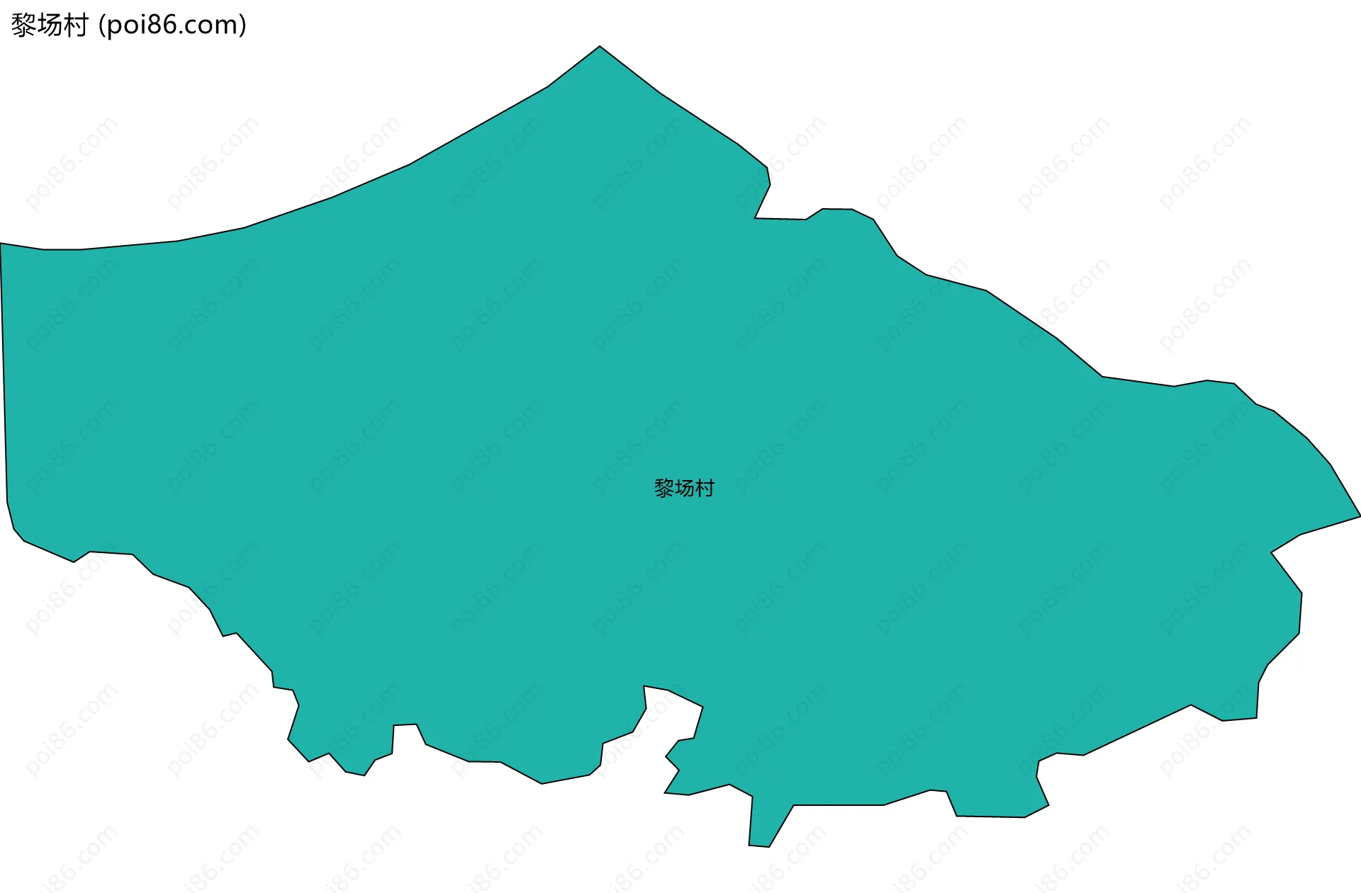 黎场村边界地图
