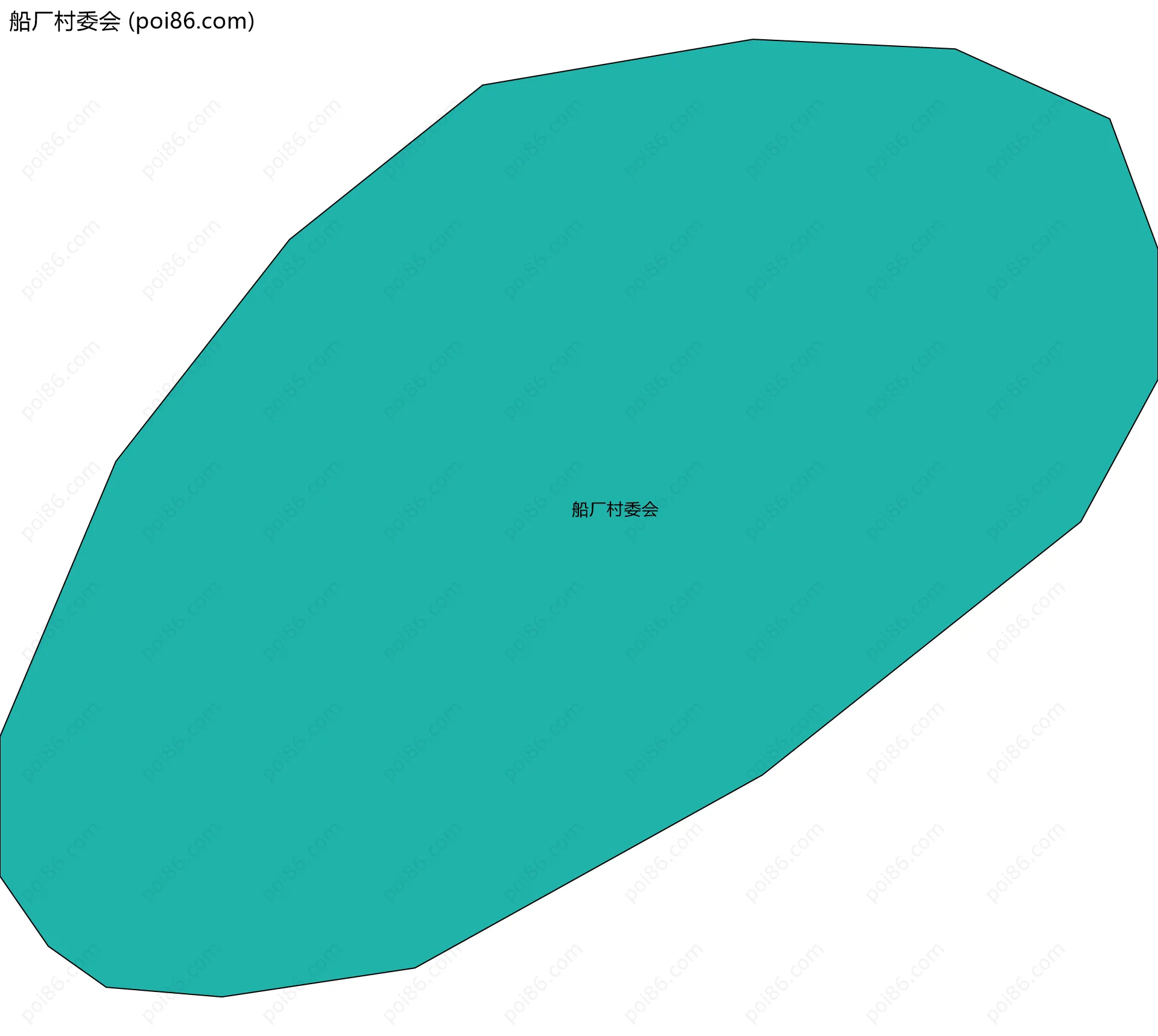 船厂村委会边界地图