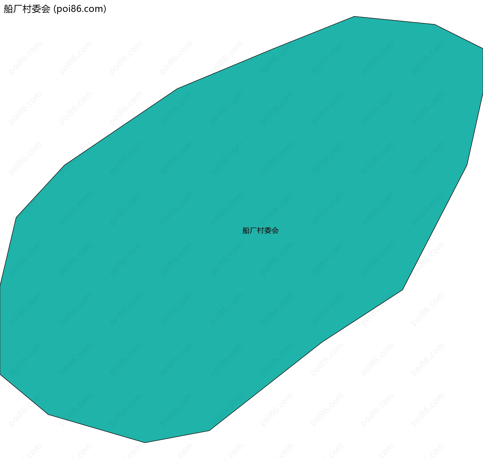 船厂村委会边界地图