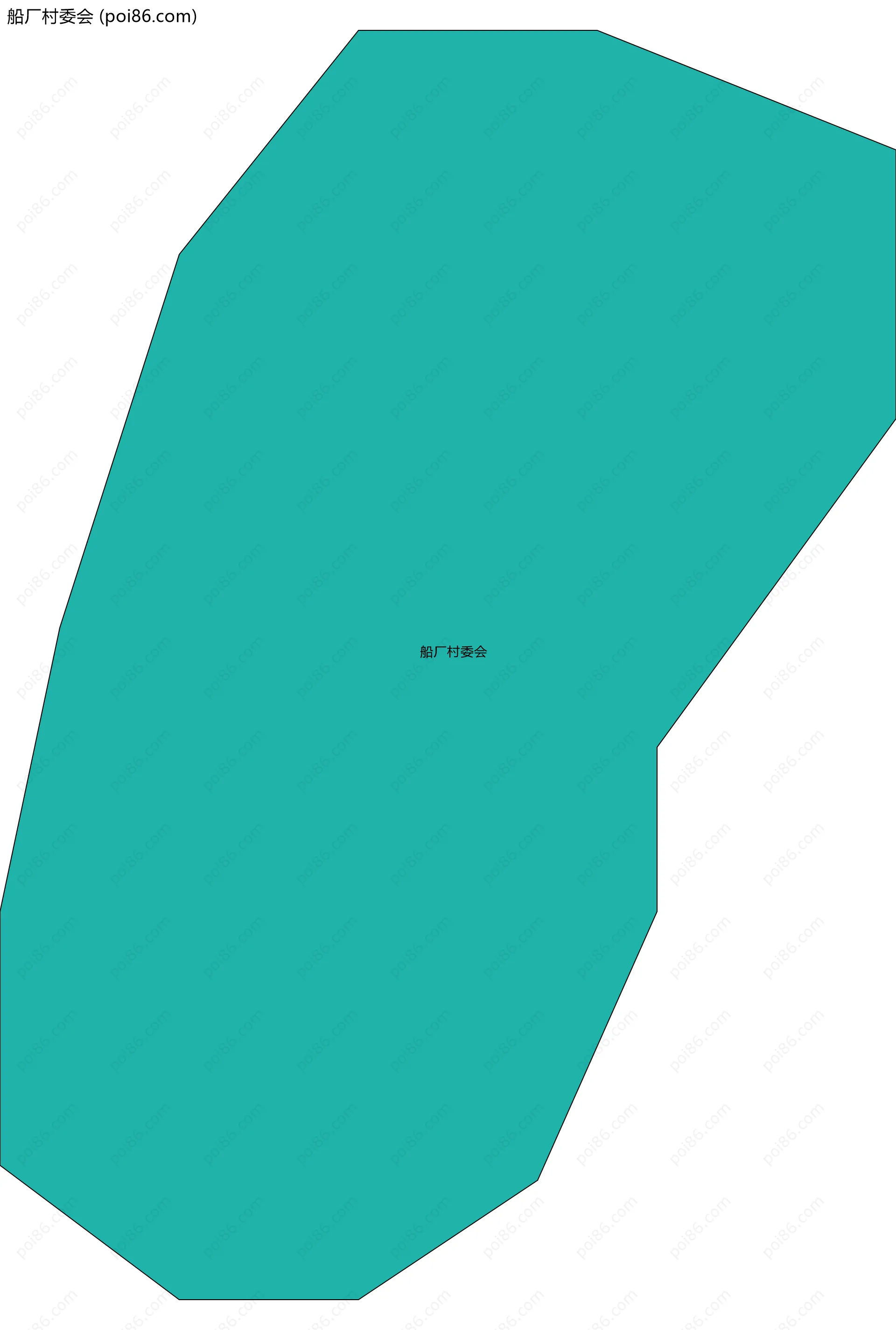 船厂村委会边界地图