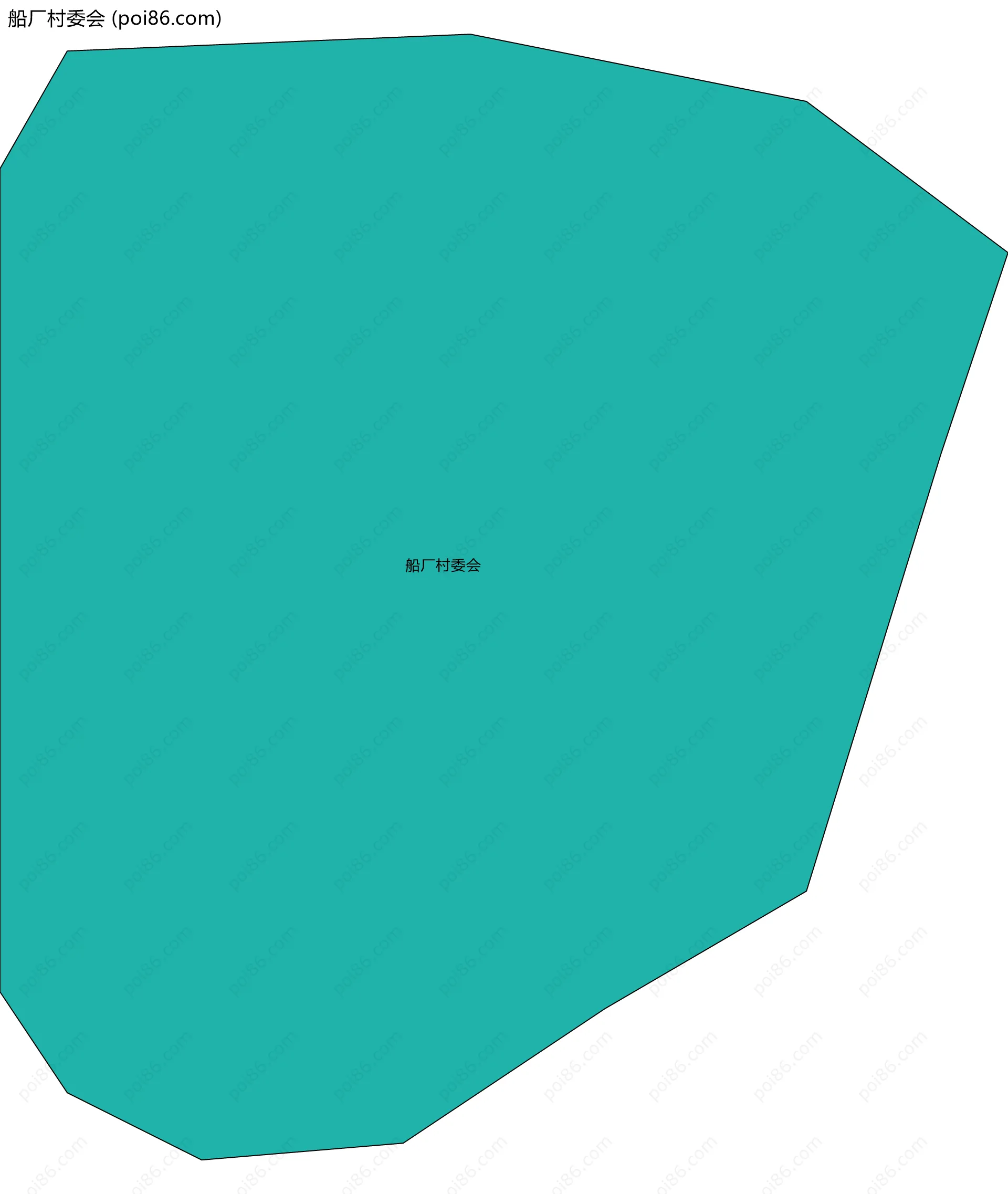 船厂村委会边界地图