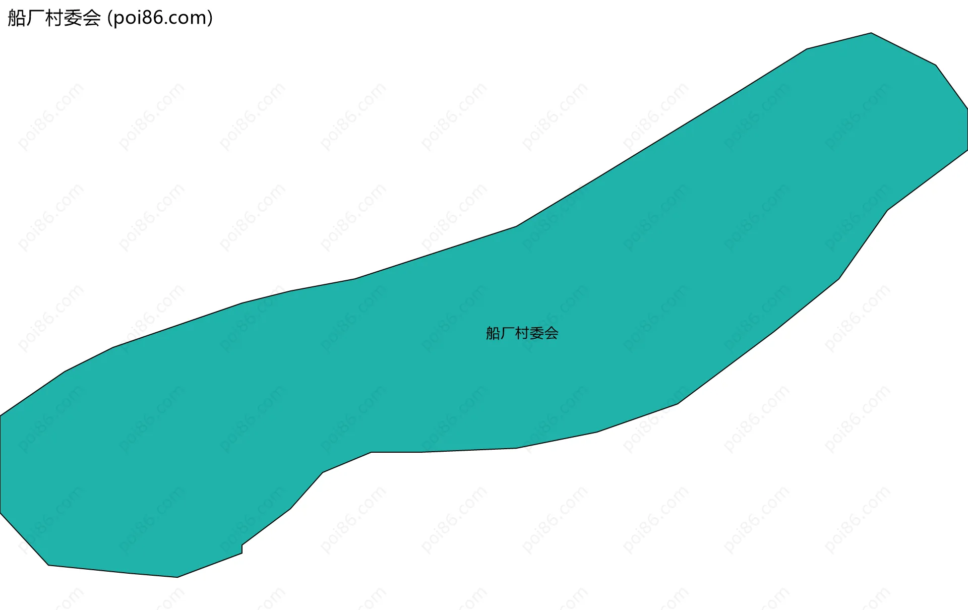 船厂村委会边界地图