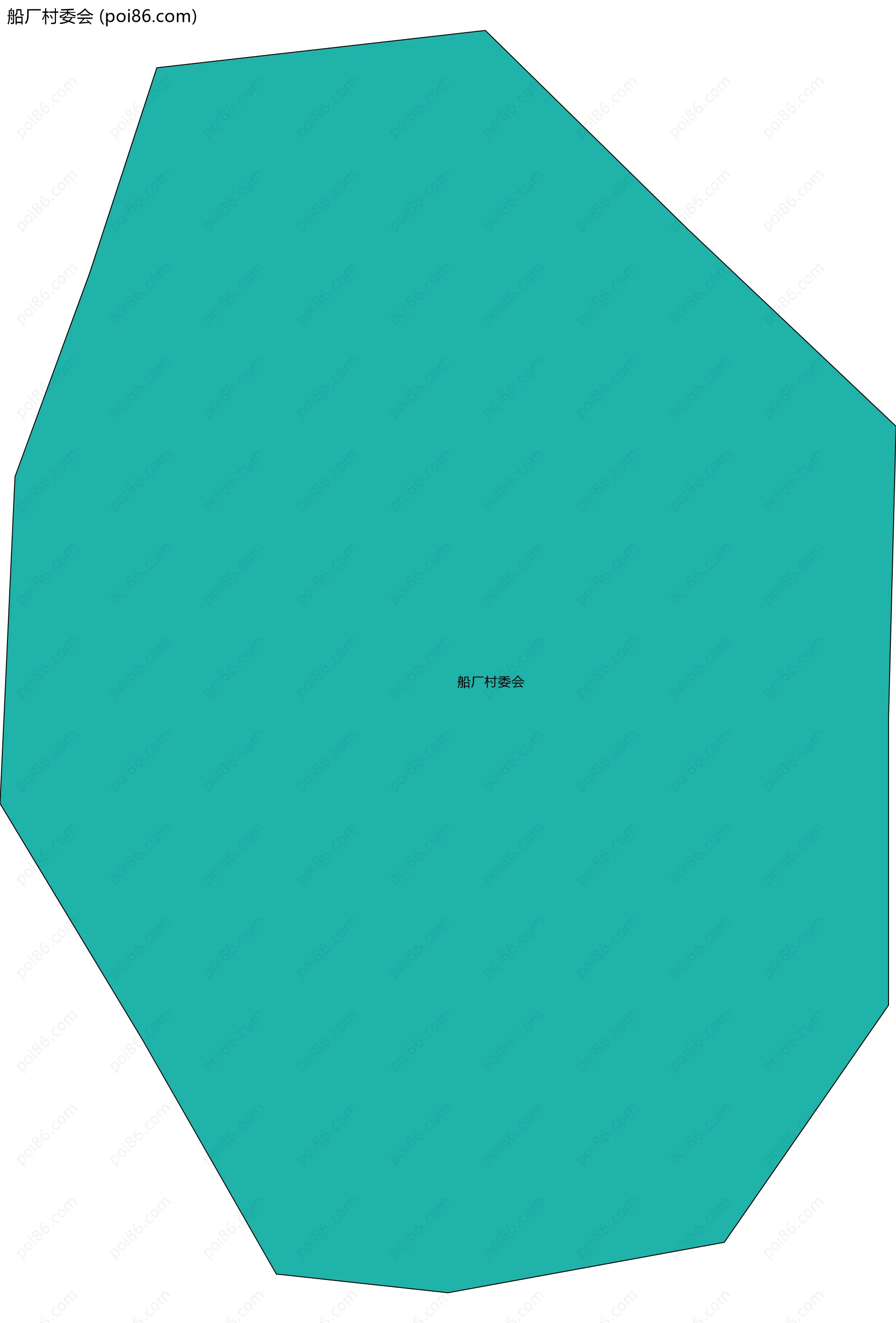 船厂村委会边界地图