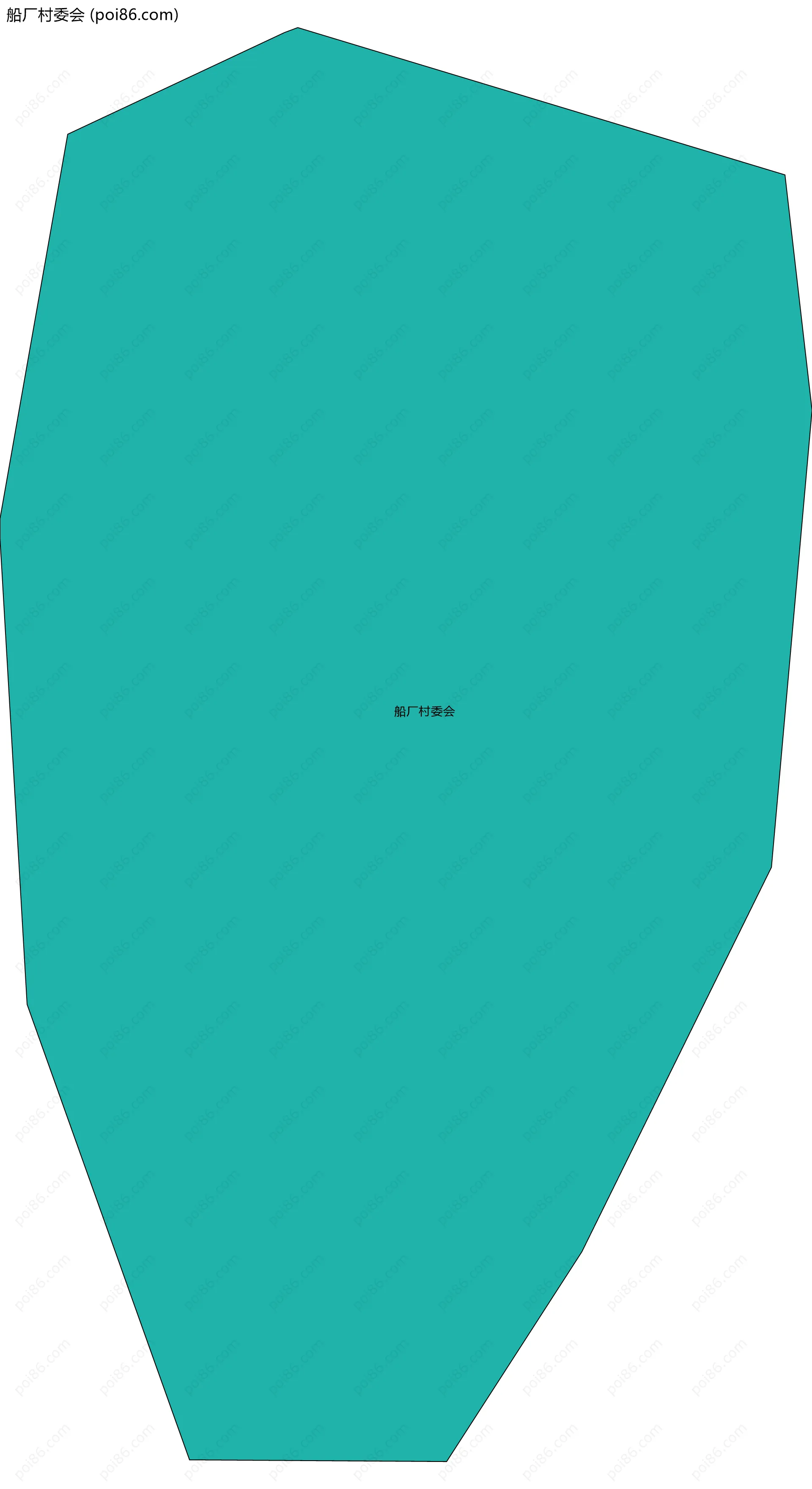 船厂村委会边界地图