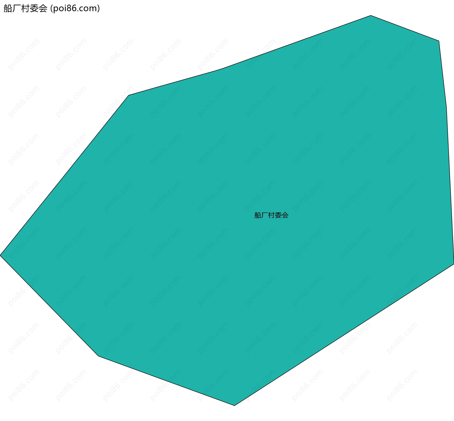船厂村委会边界地图