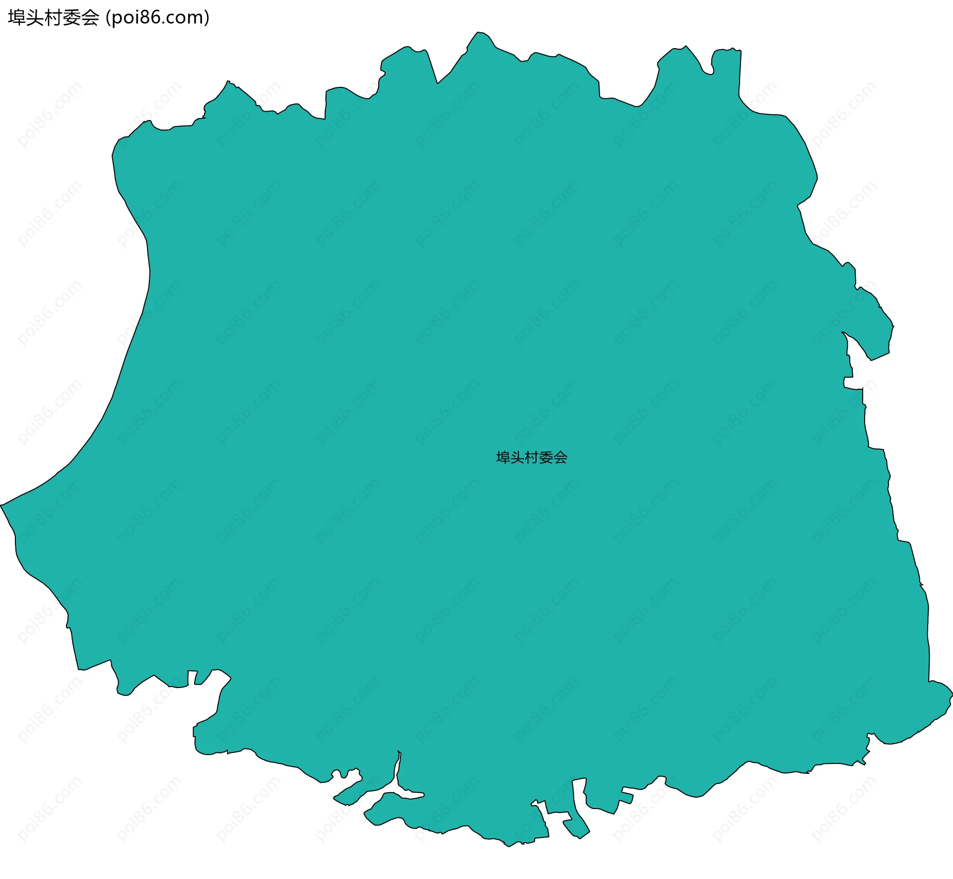 埠头村委会边界地图