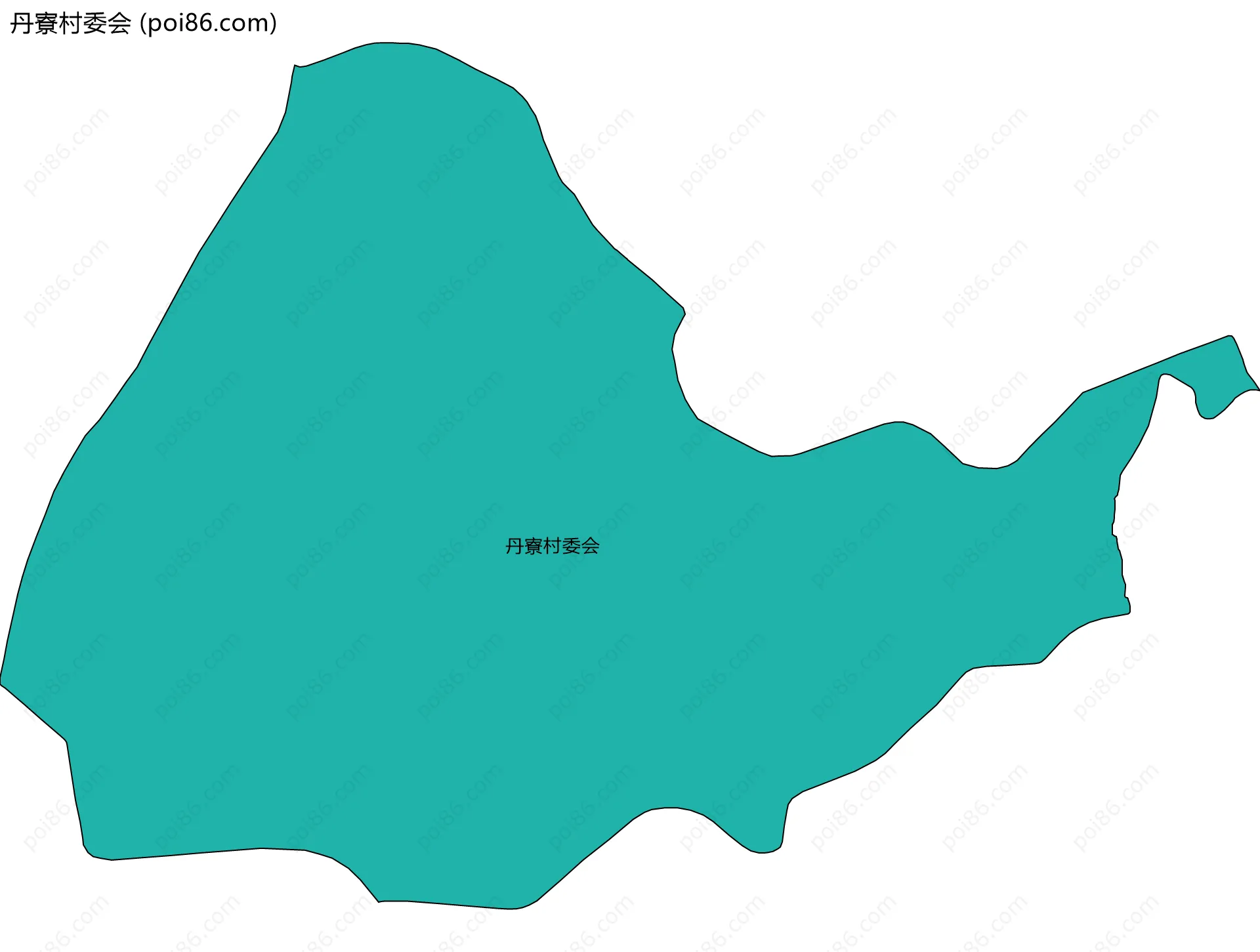 丹寮村委会边界地图