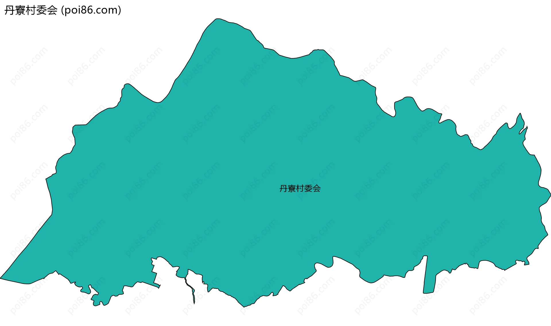 丹寮村委会边界地图